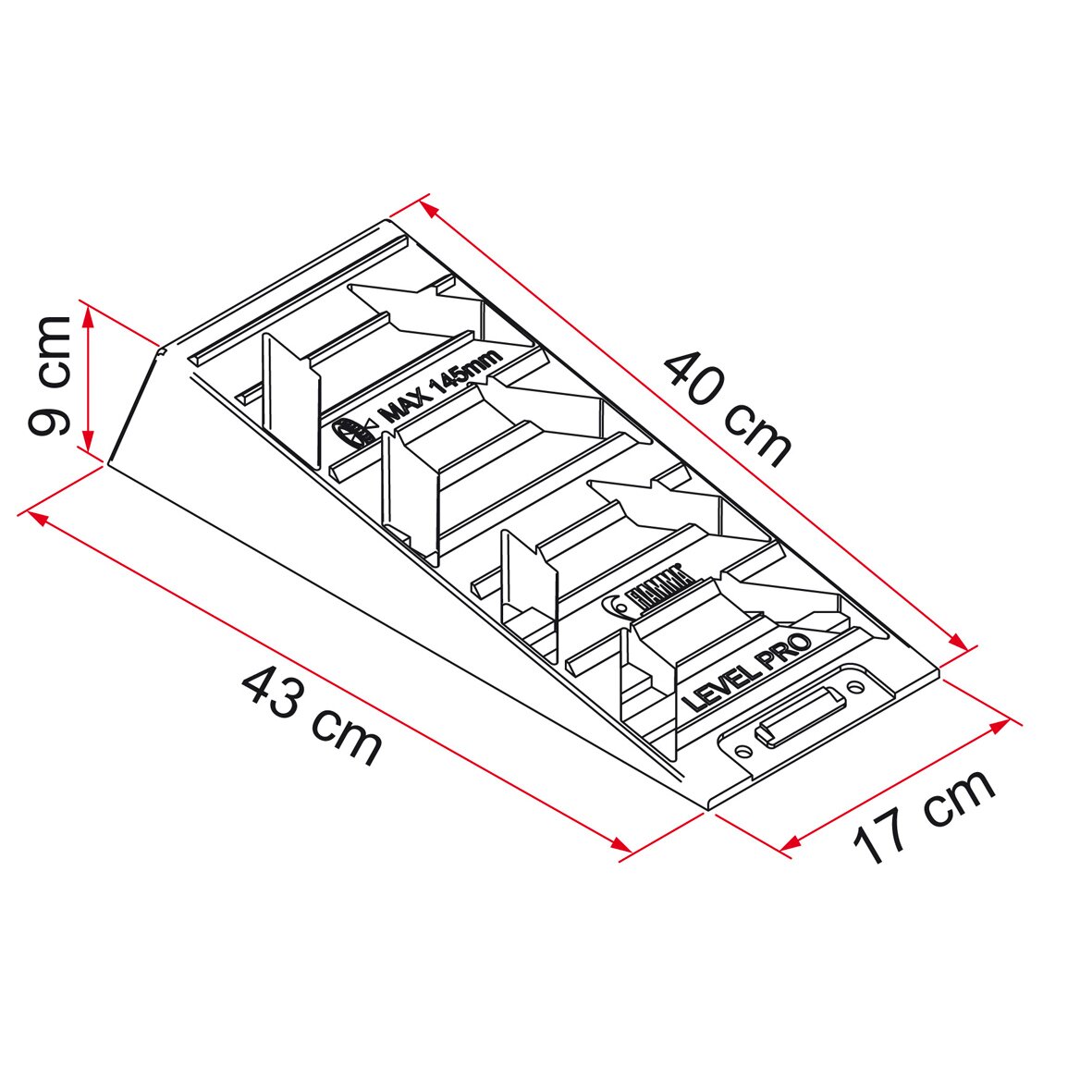 Auffahrkeil Level Pro 2er-Set