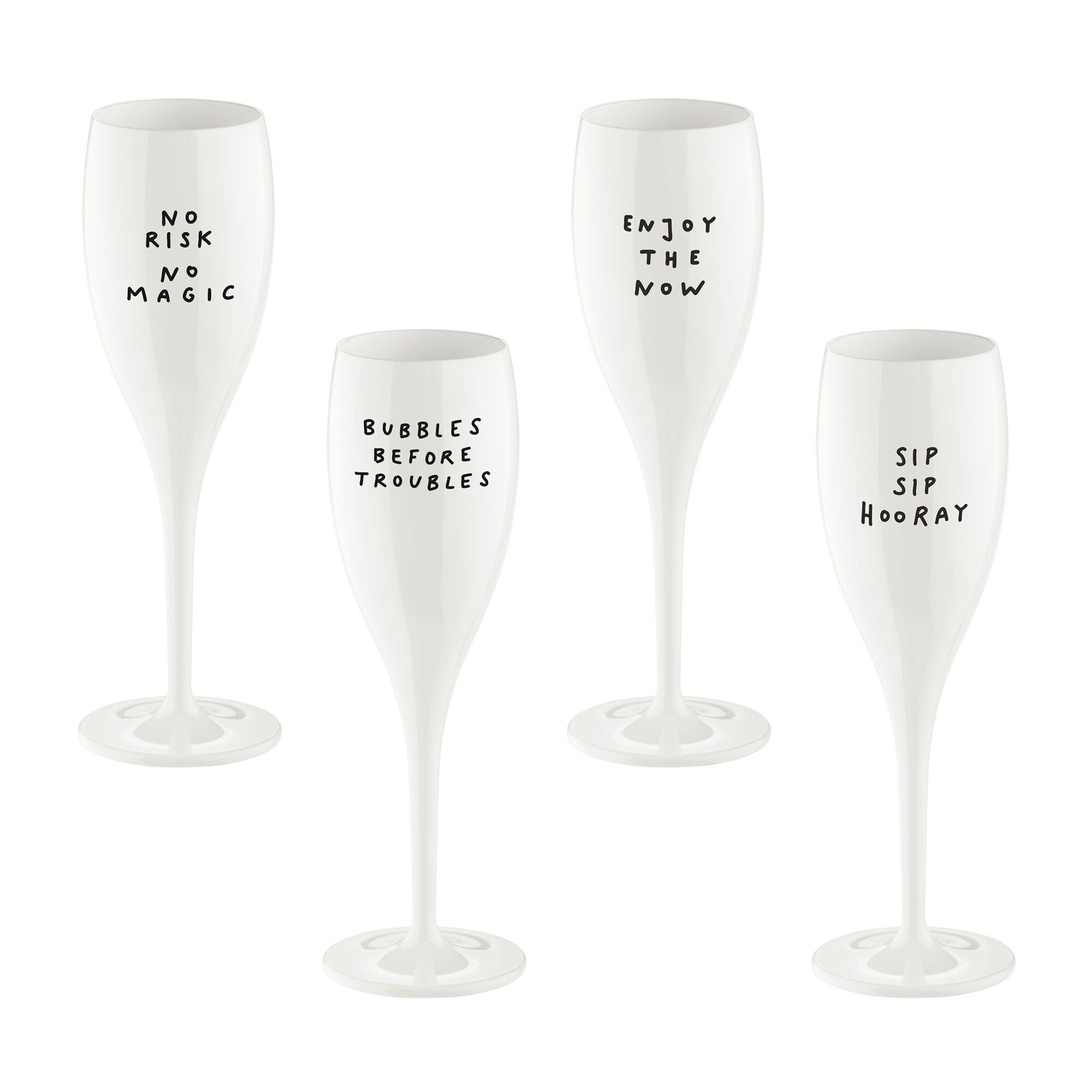Sektglas Cheers No. 1, 4er-Set