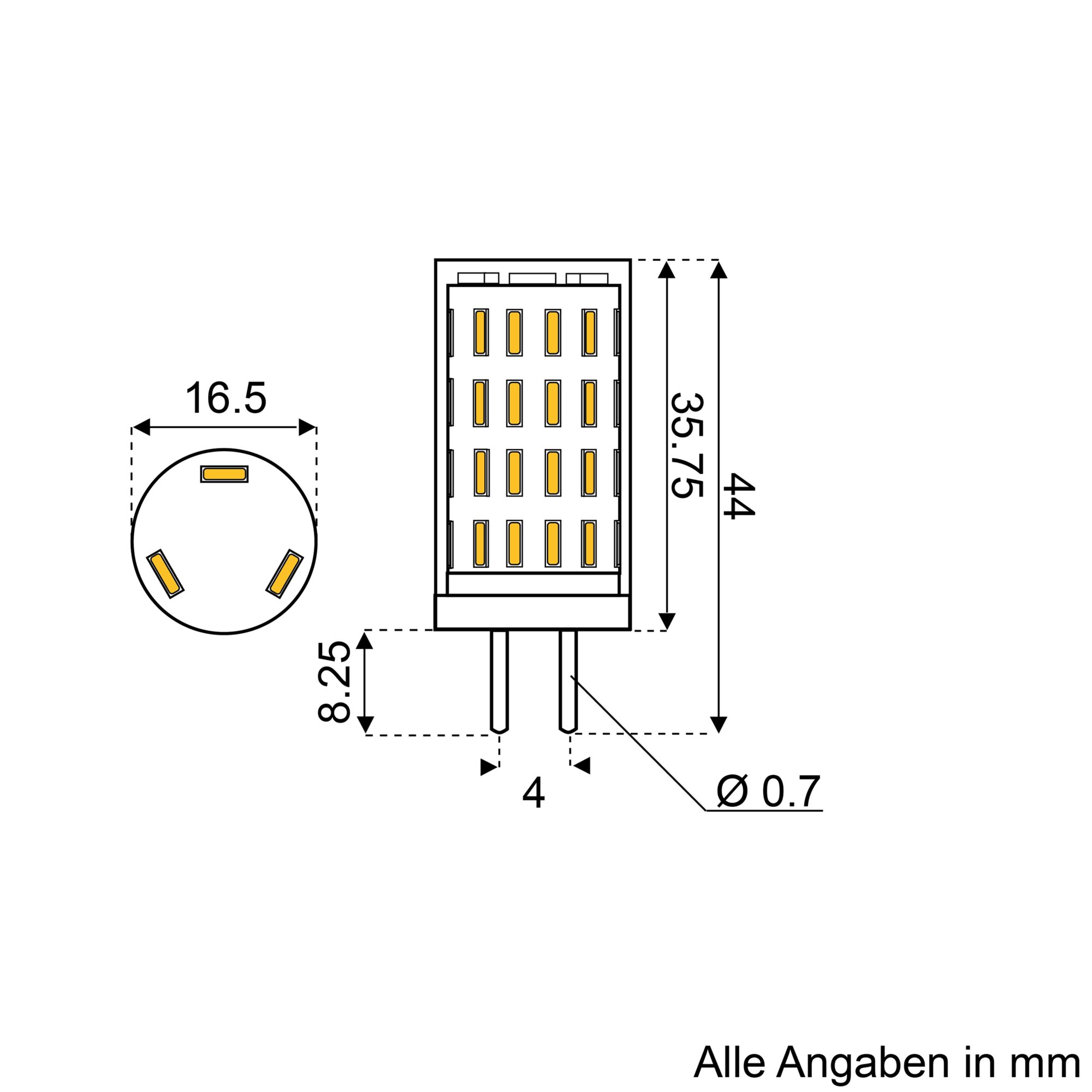 LED-Leuchtmittel G4