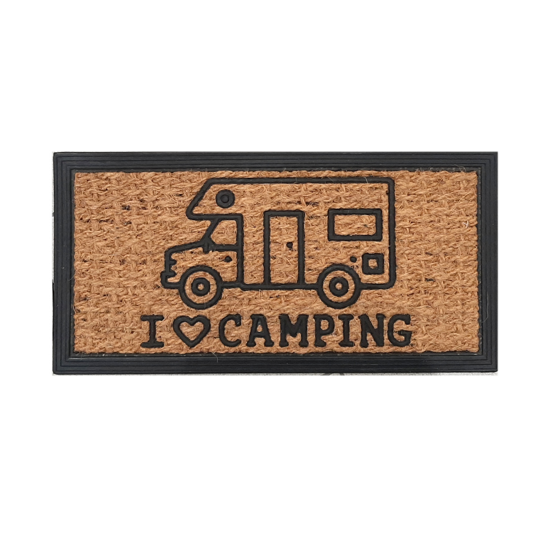 Fußmatte Camper "I love Camping"