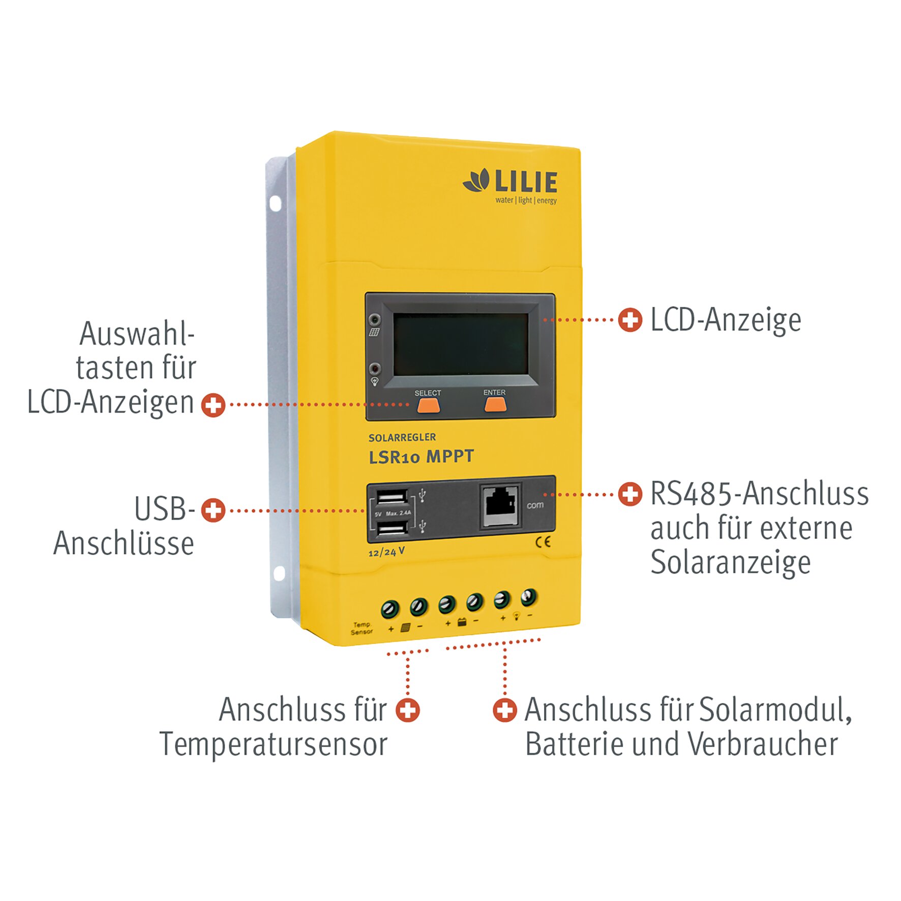 Solar Laderegler MPPT Serie LSR