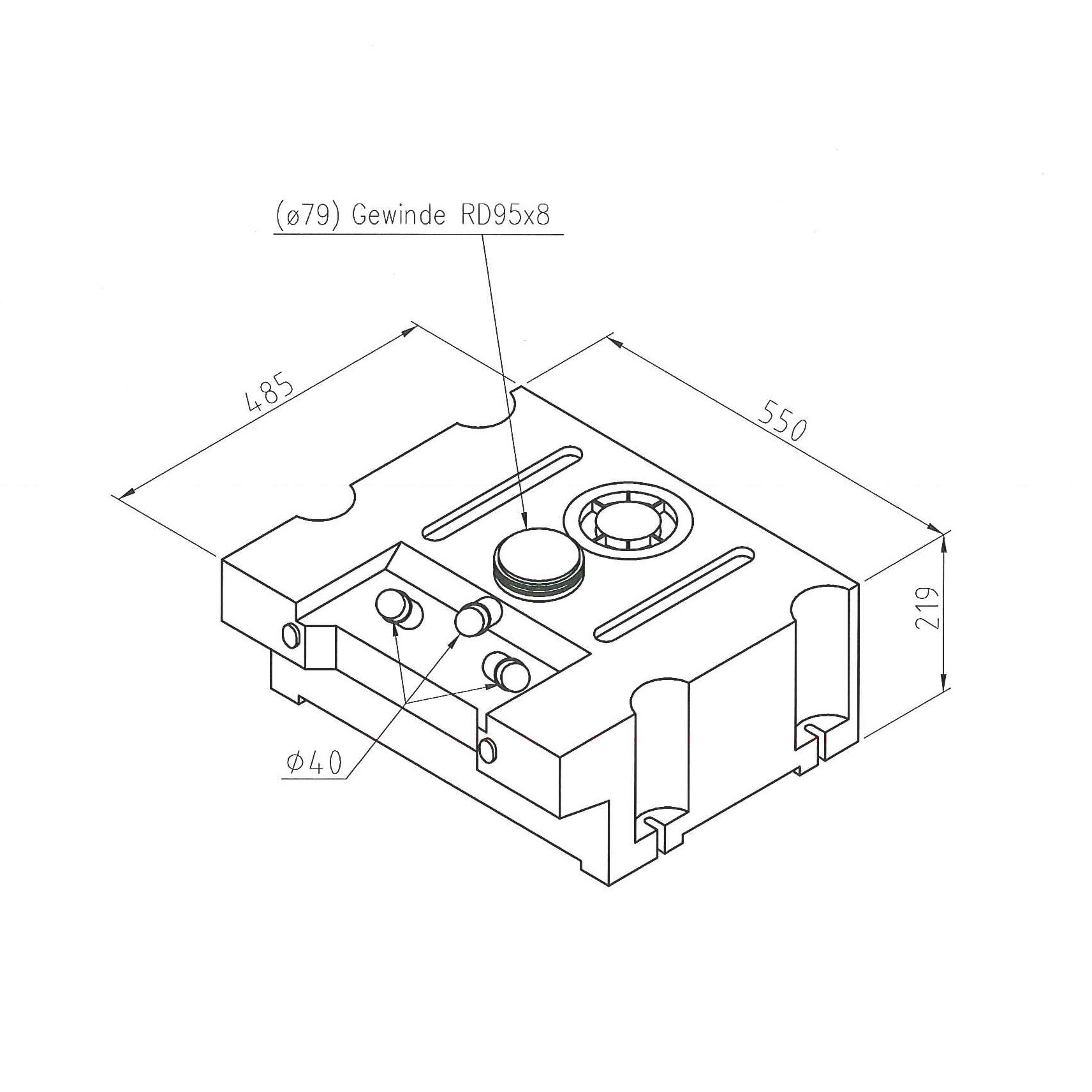 Frischwassertank 45 Typ SM 108045