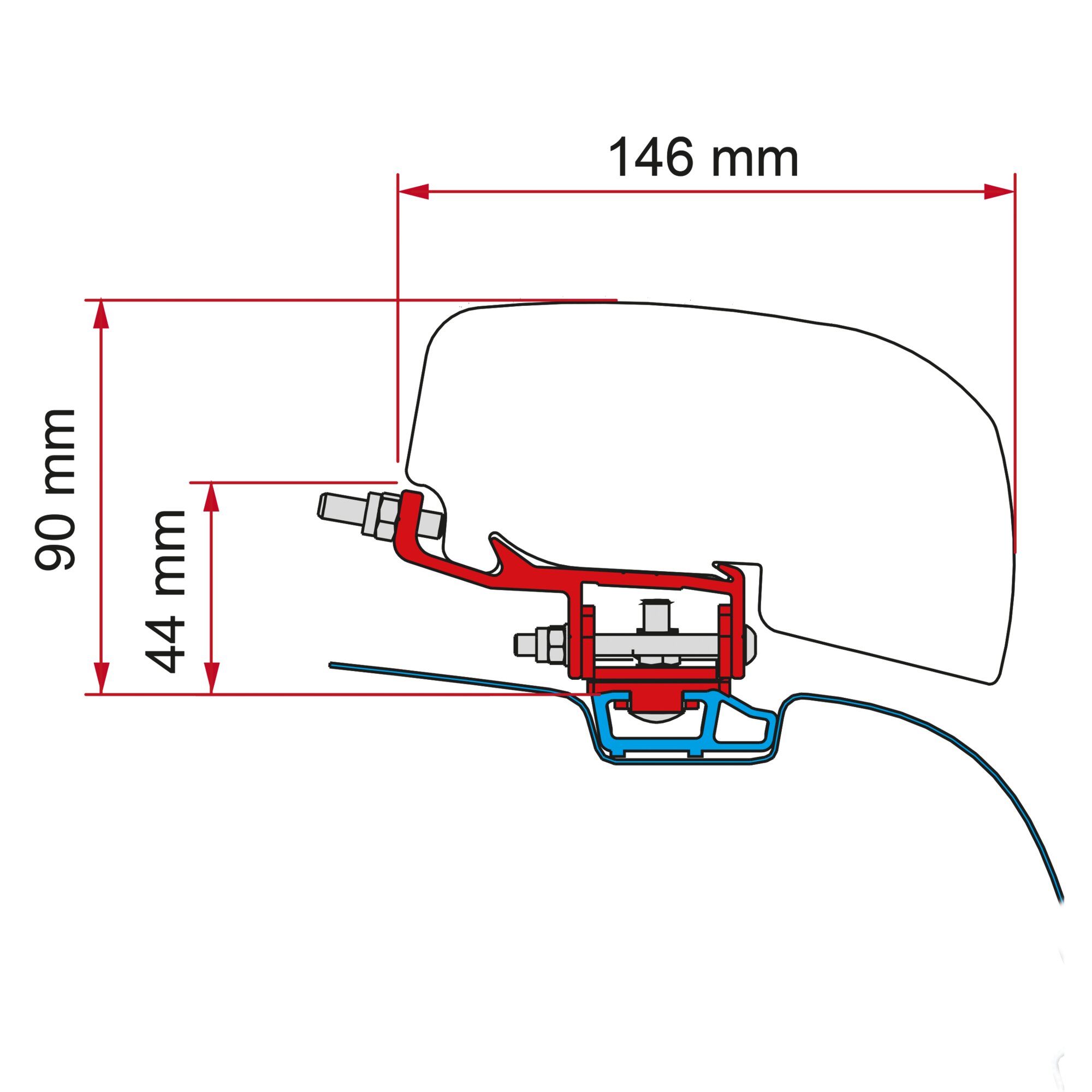 Kit VW T5/T6 Roof Rail