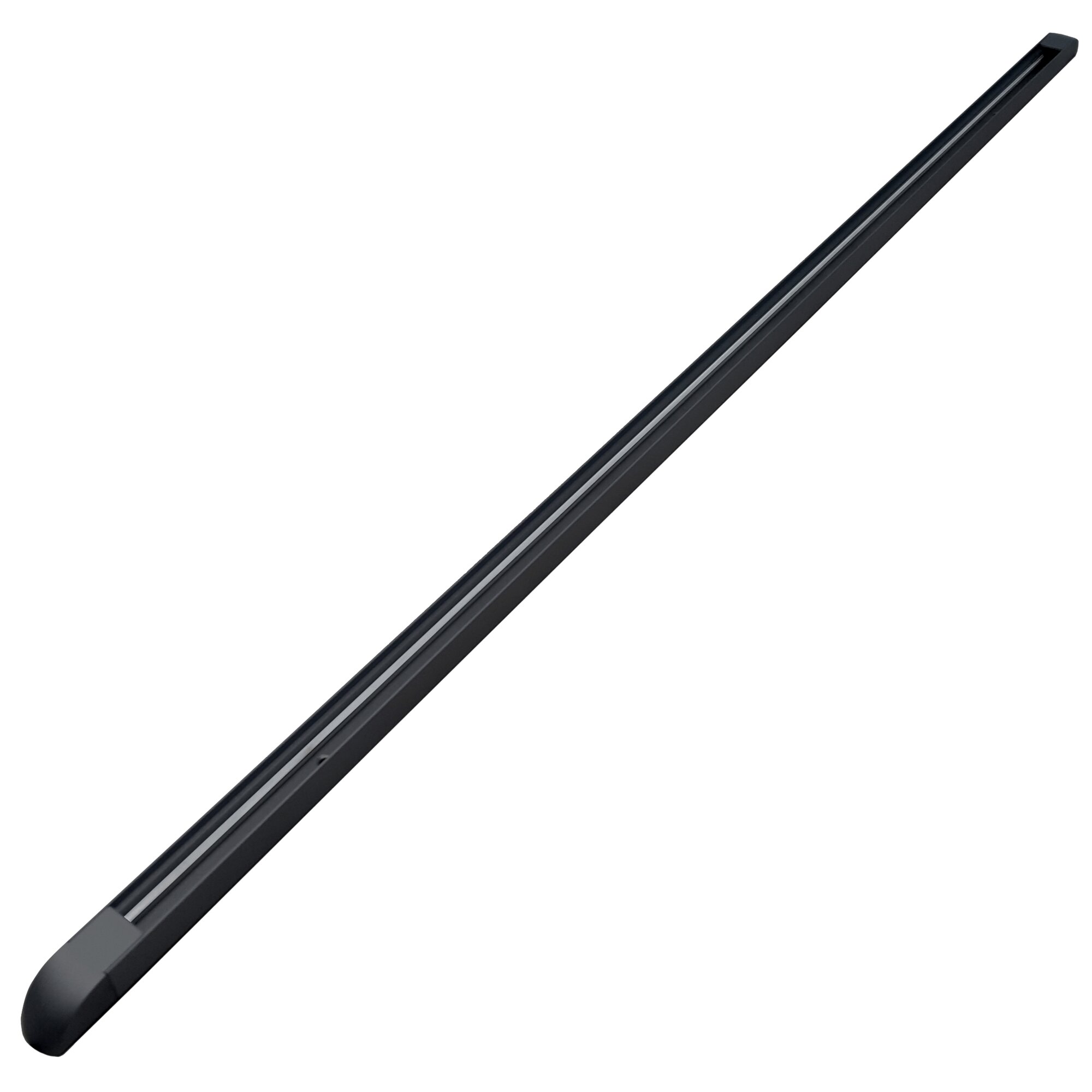 Aufbauschiene, schwarz, 300 mm