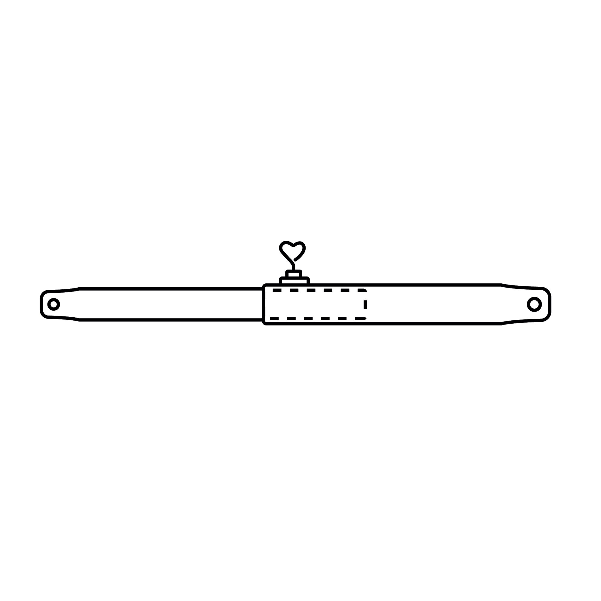 Spann- und Firststab, 280 cm, 200 cm