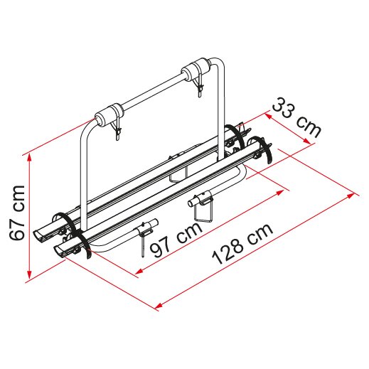 Deichselträger Carry-Bike Caravan XL A