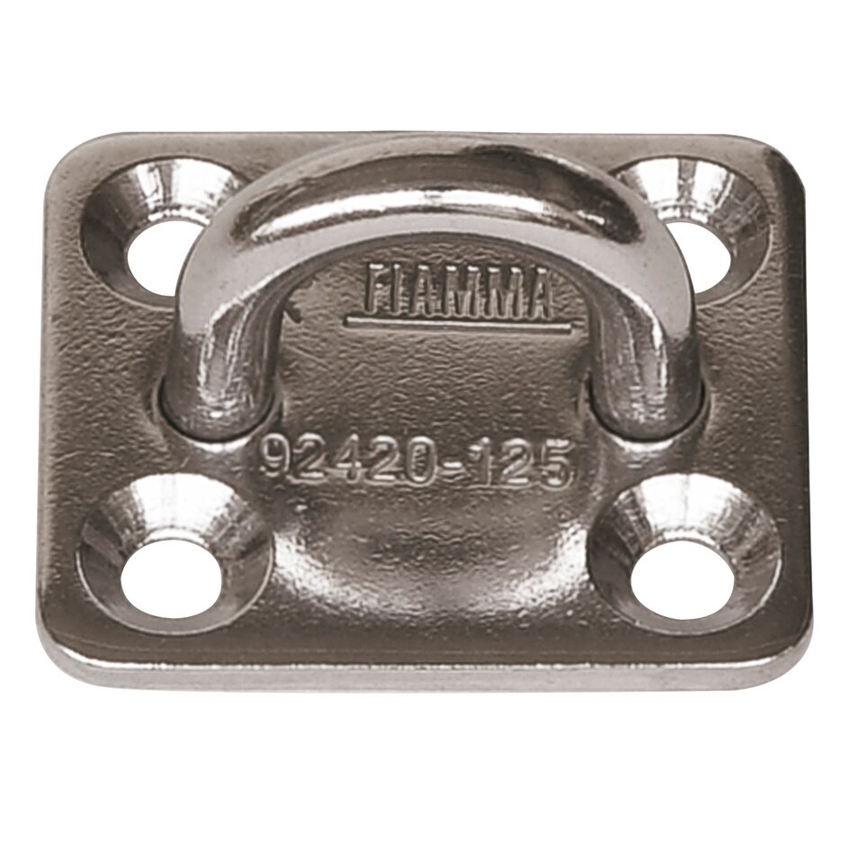 Edelstahlhaken Kit Square Plates, 4er-Set