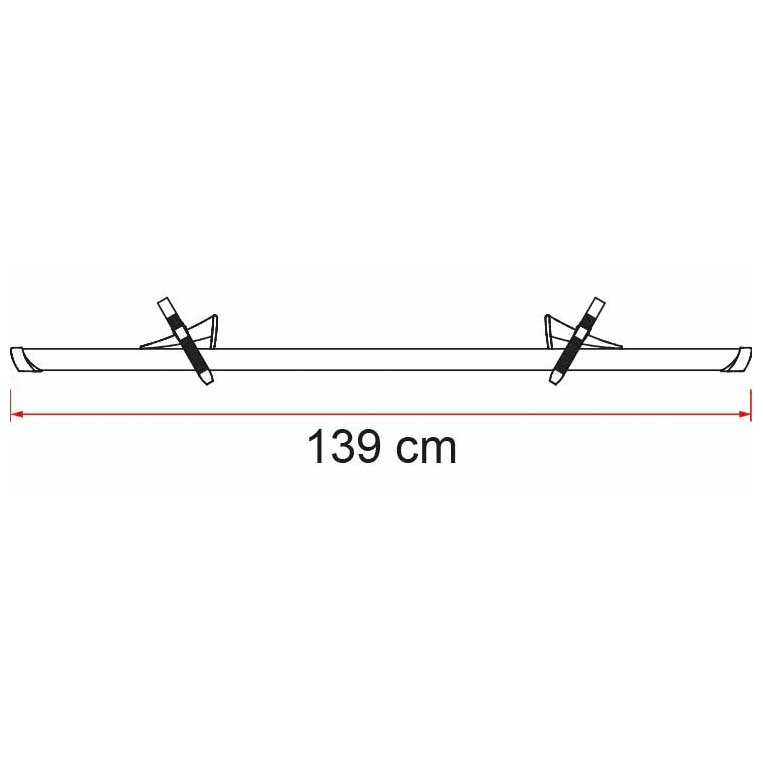 Fahrradschiene Rail Premium XL, silber