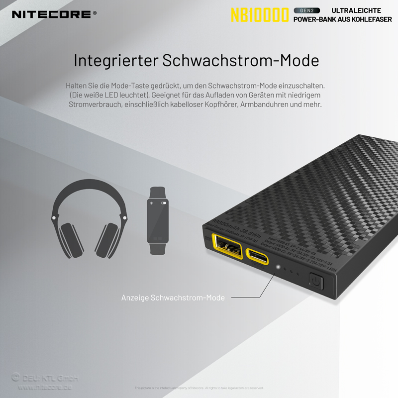  Nitecore Powerbank NB10000 GEN2 - 10000mAh 