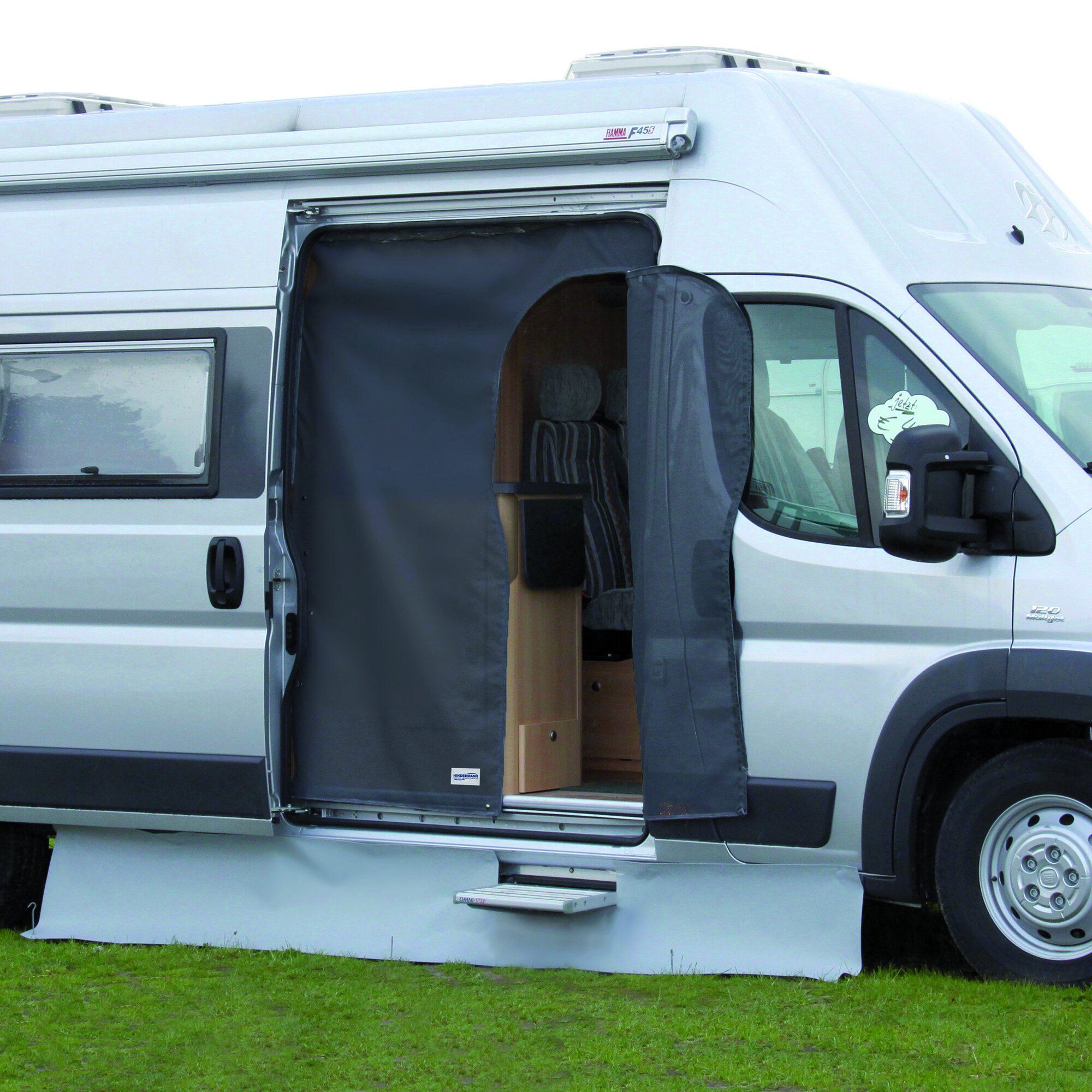 Insektenschutzvorhang Fiat Ducato, H1 – Normaldach, Schiebetür