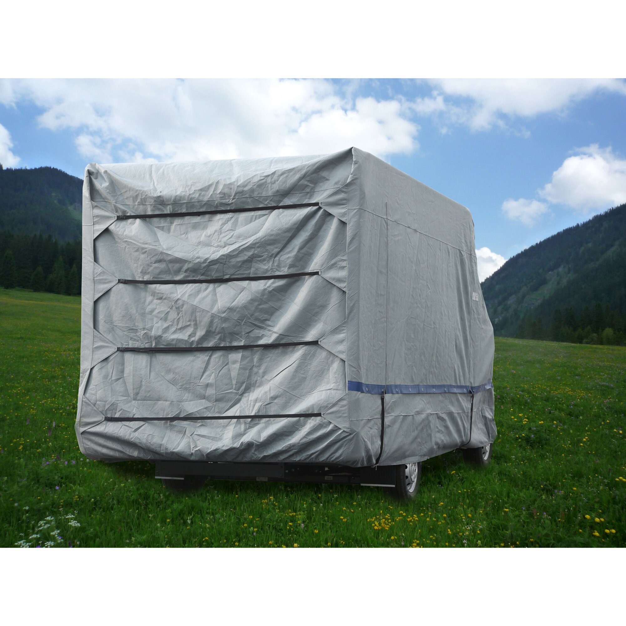 Schutzhülle Wintertime für kompakt-integrierte Reisemobile, 19,10 m, 730 cm