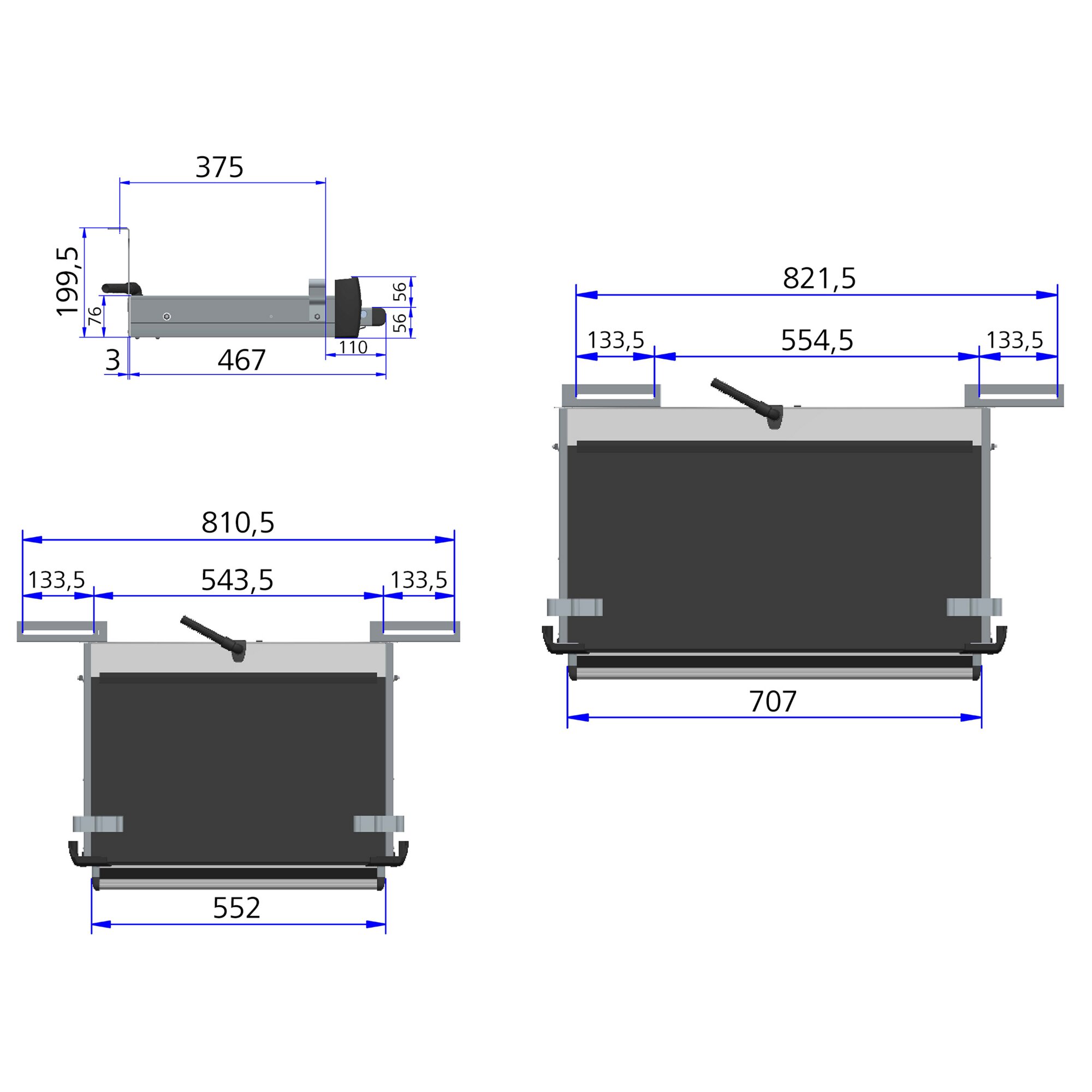Slide-Out Step G2 12V VW Crafter
