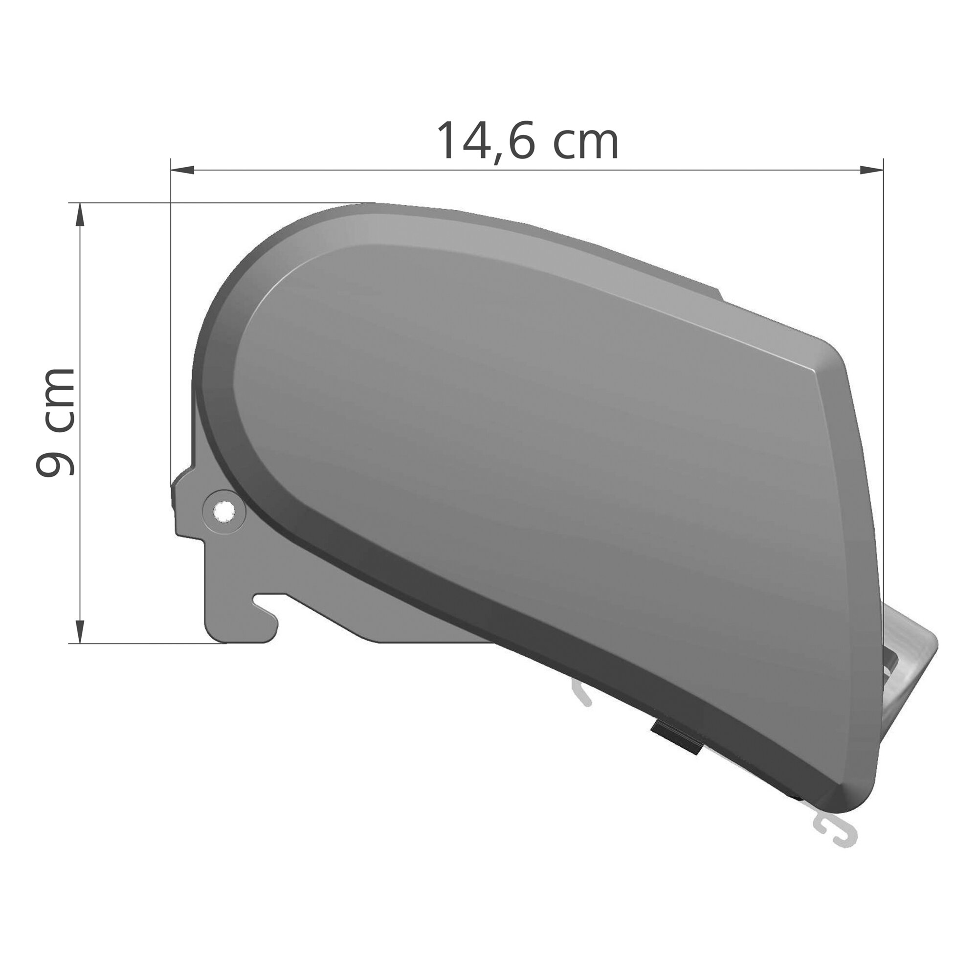 Markise Thule Omnistor 6300, weiß, 4,25 m, Mystic Grau