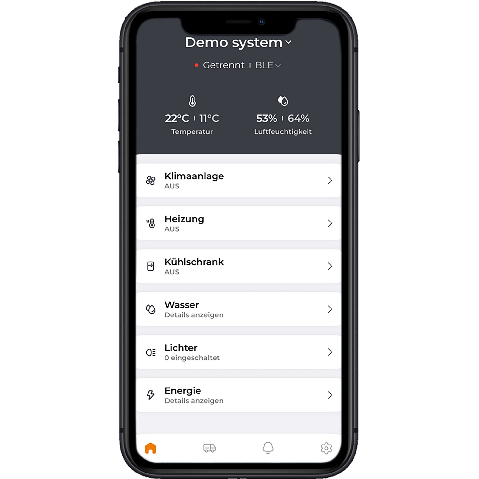 Steuerungssystem Caratec Connect