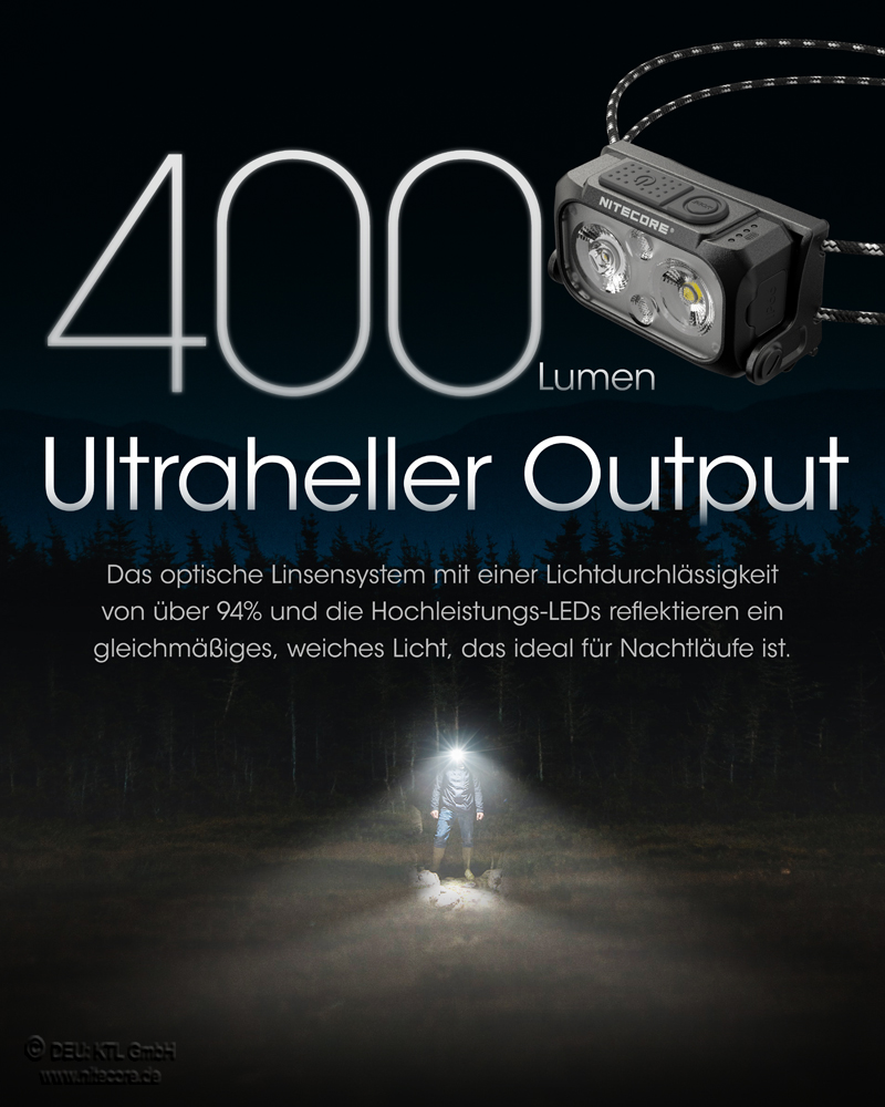 Nitecore NU25UL - Ultralight Stirnlampe