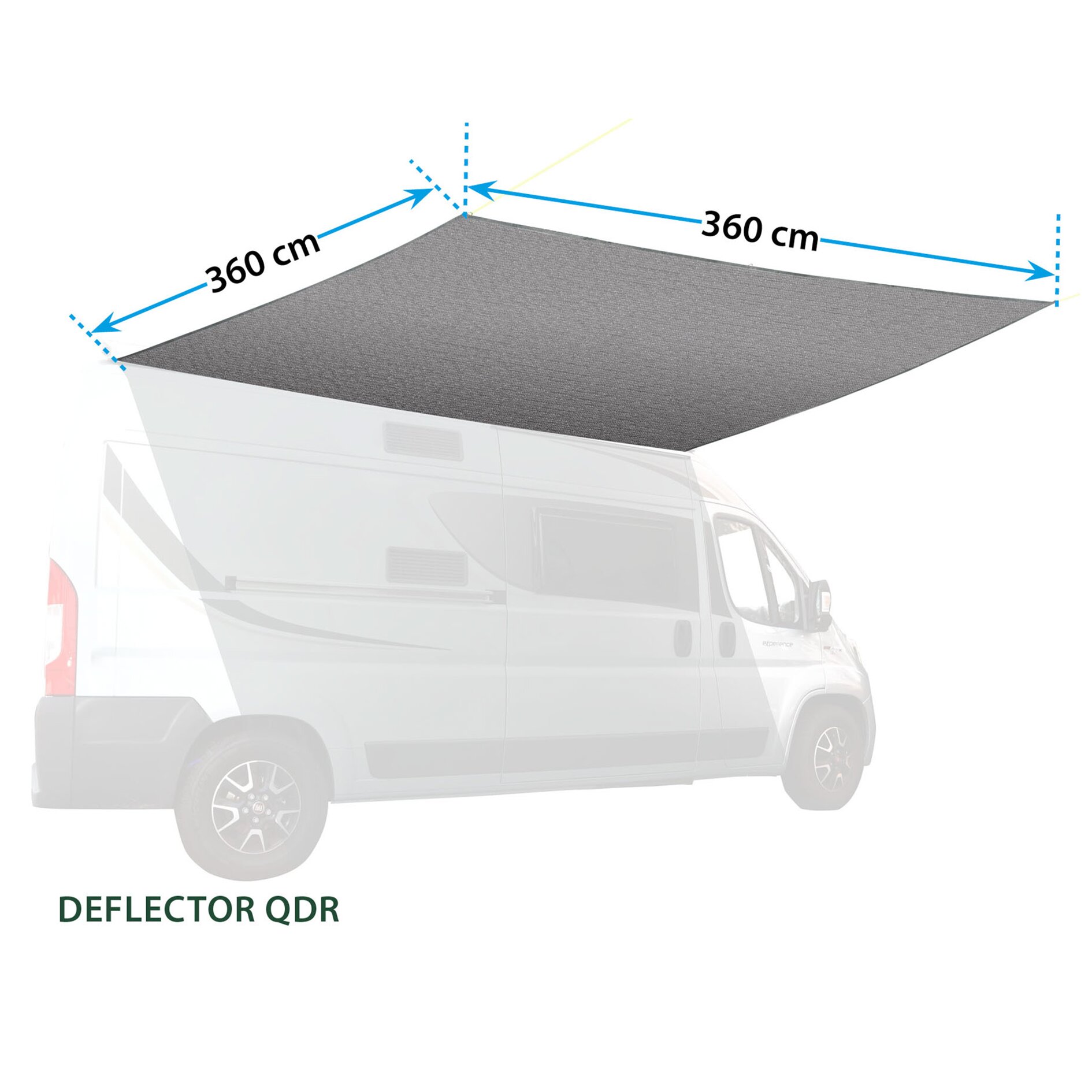 Sonnensegel Deflector QDR 360 Sonnensegel Deflector QDR 360
