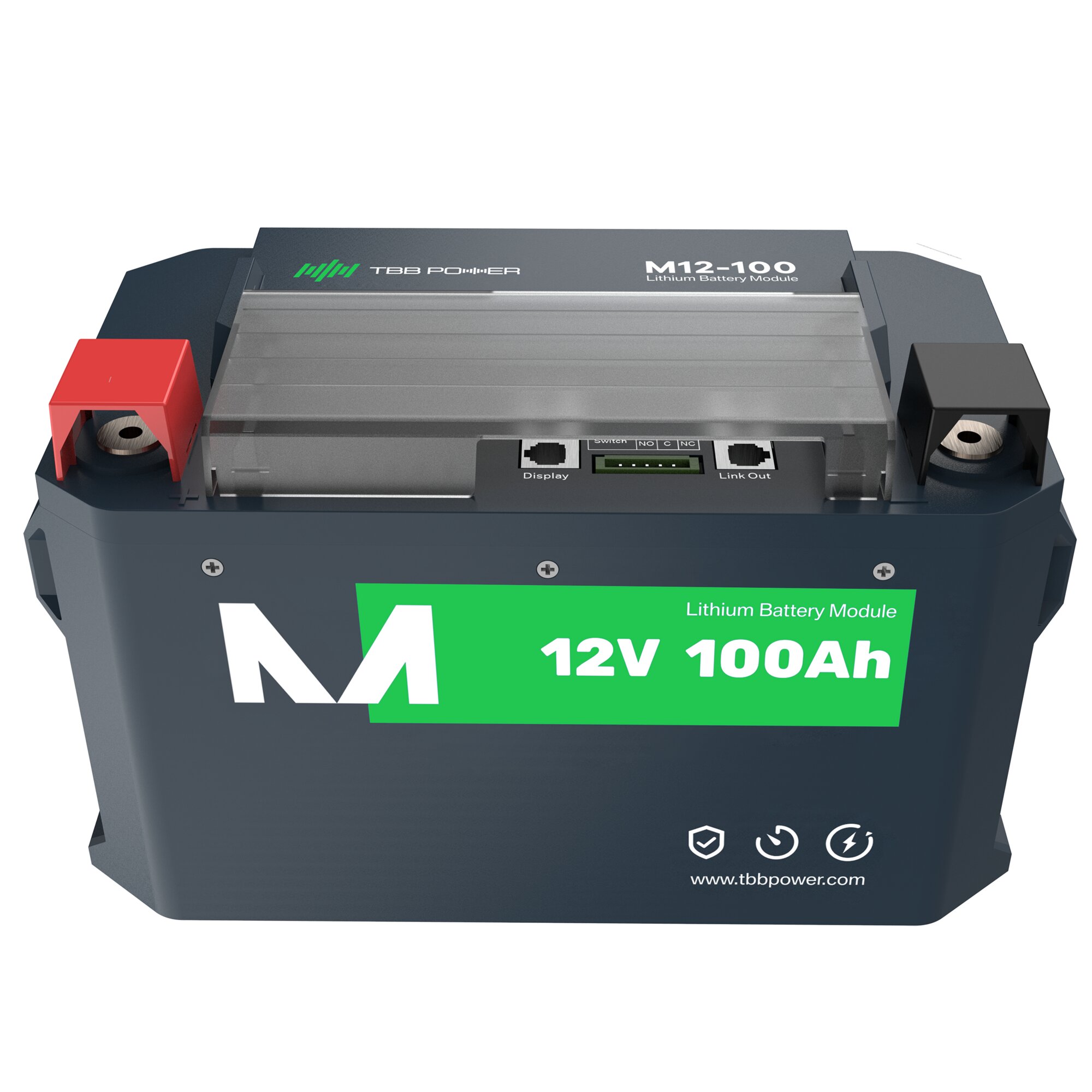 Lithium Batterie M12-100/P mit Heizung LiFePO4 Lithium Batterie M12-100/P mit Heizung LiFePO4