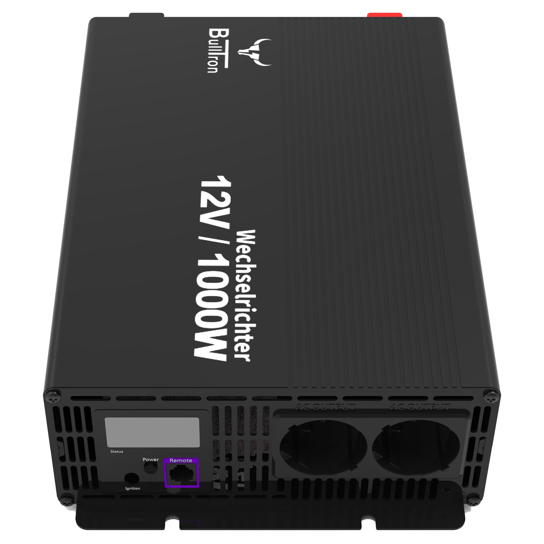 Wechselrichter 1000 W ohne Netzvorrangschaltung mit Display