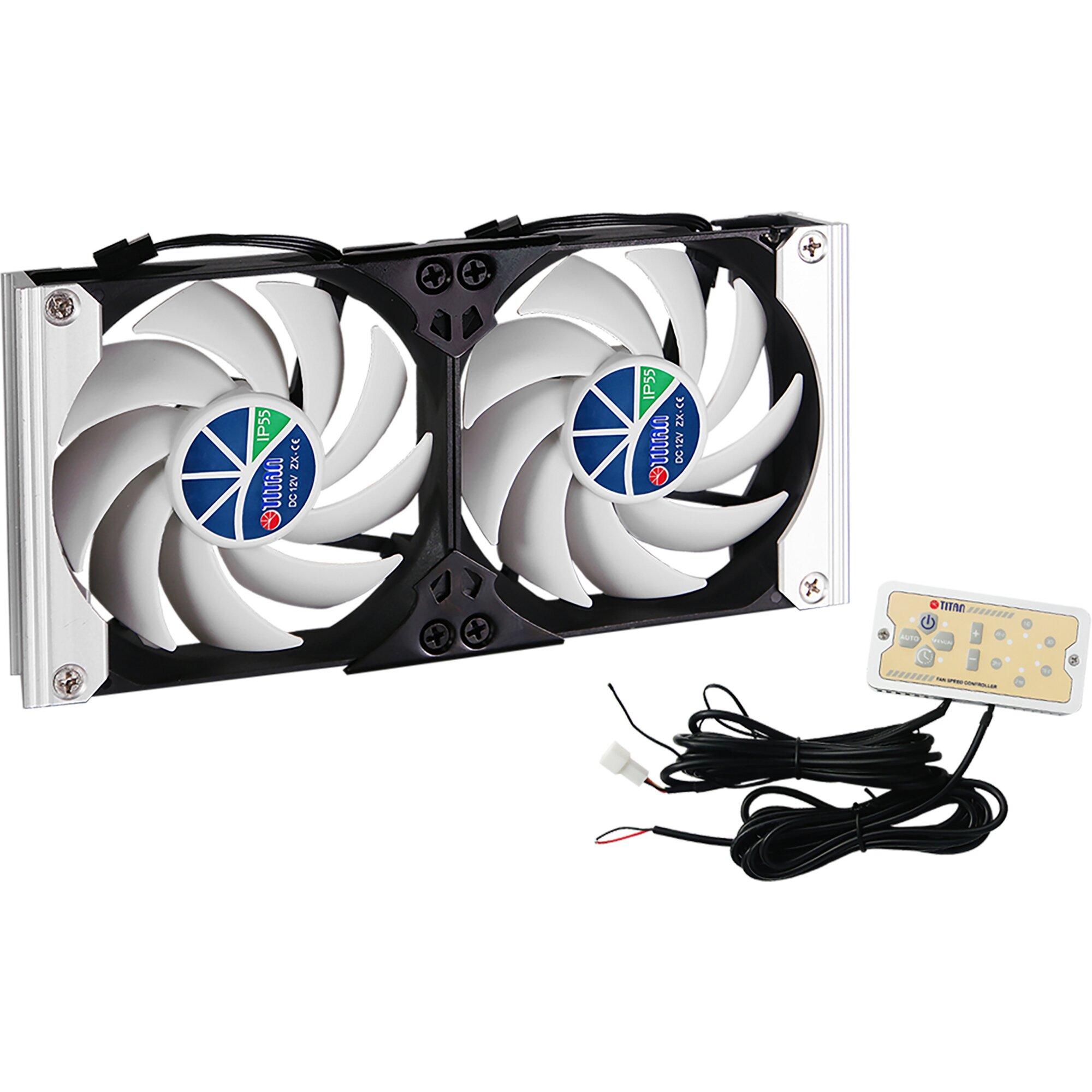 Kühlschrank-Doppellüfter Titan SC20V2+, ø 140 mm