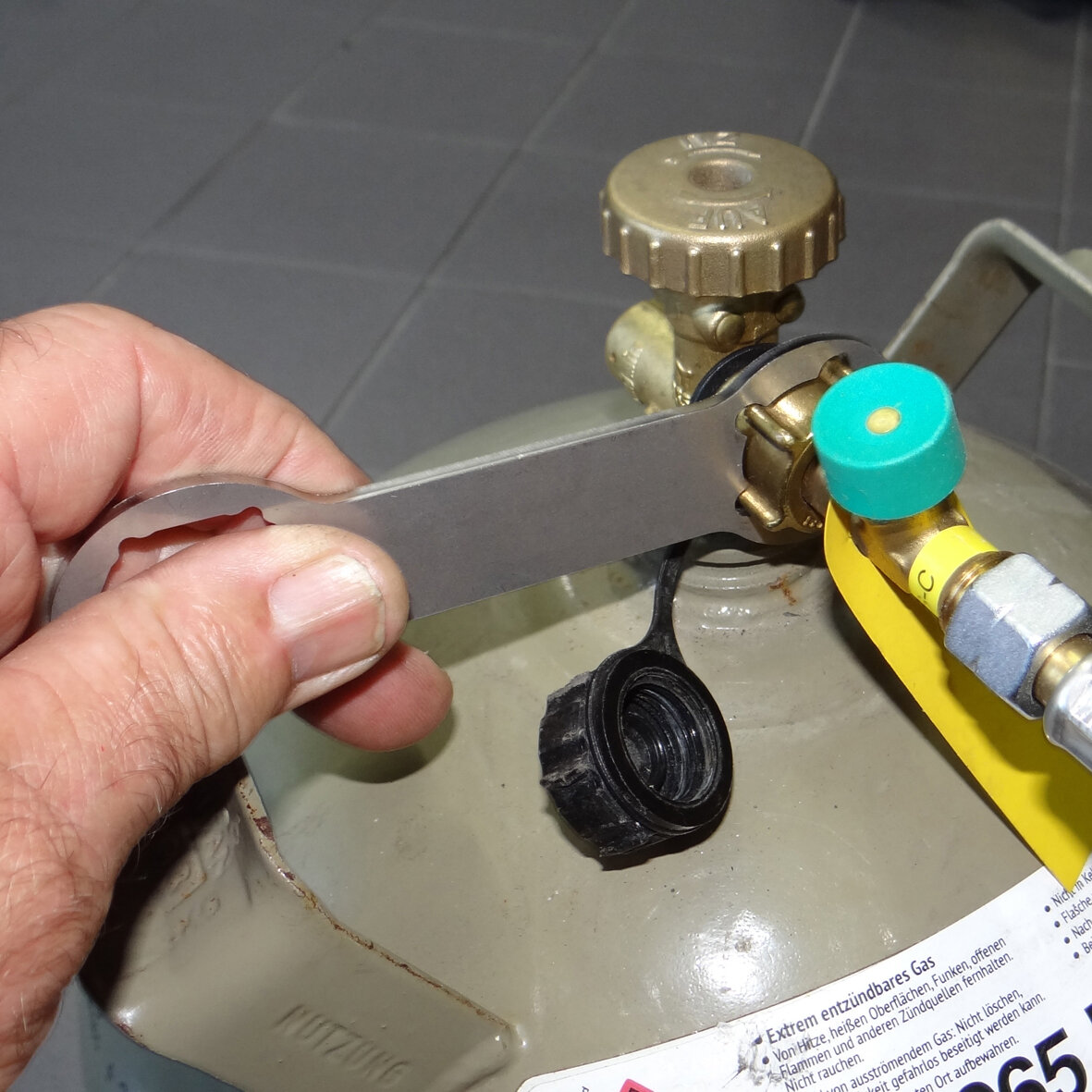 Gasflaschenschlüssel Tool für Gasregler