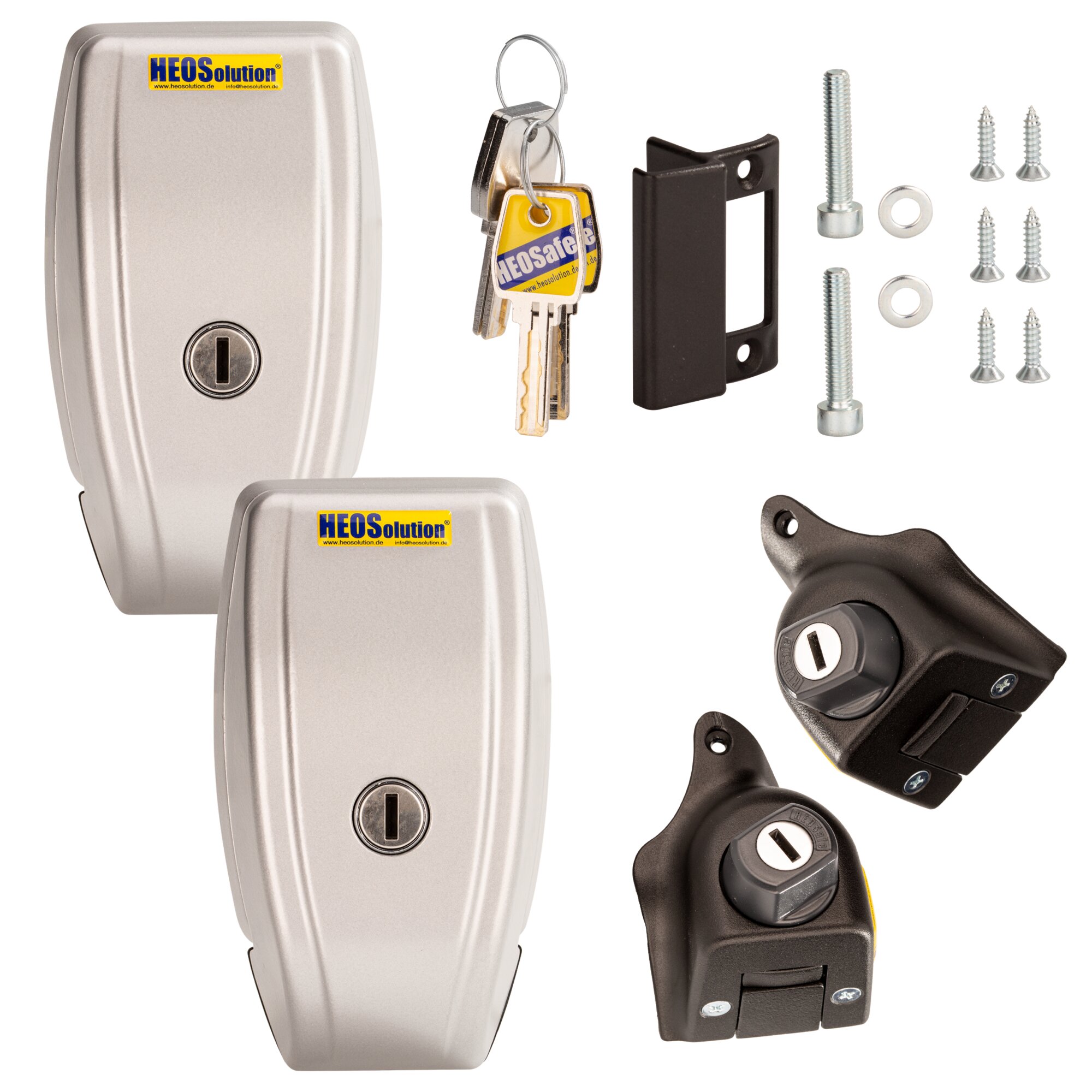 HEOSafe® Sicherheitspaket Van Security Paket Fiat Ducato ab 09/2021, silbergrau