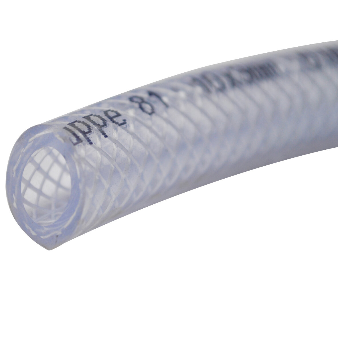 PVC-Heißwasserschlauch, transparent, 5 m