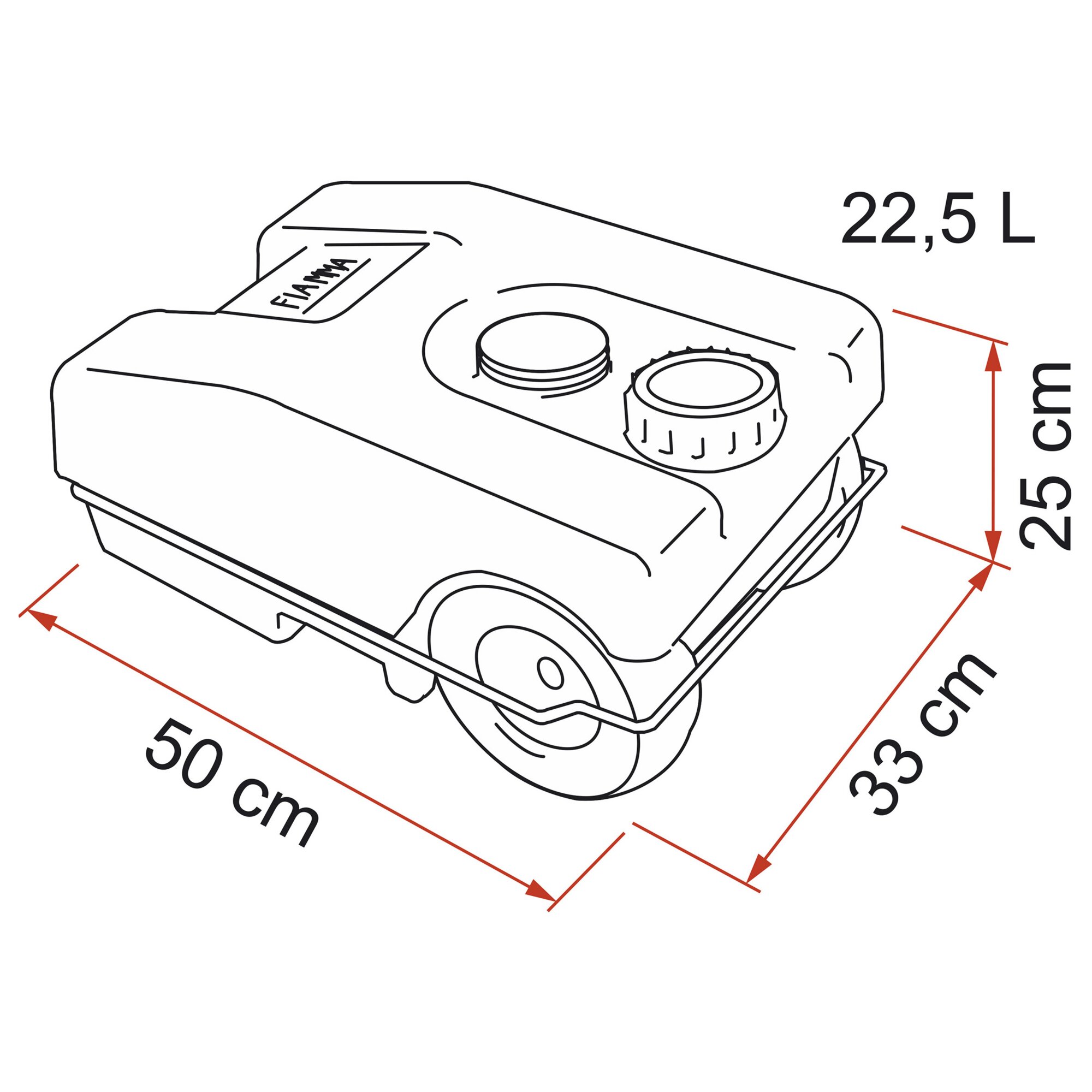 Roll Tank 23 W 22,5 l 