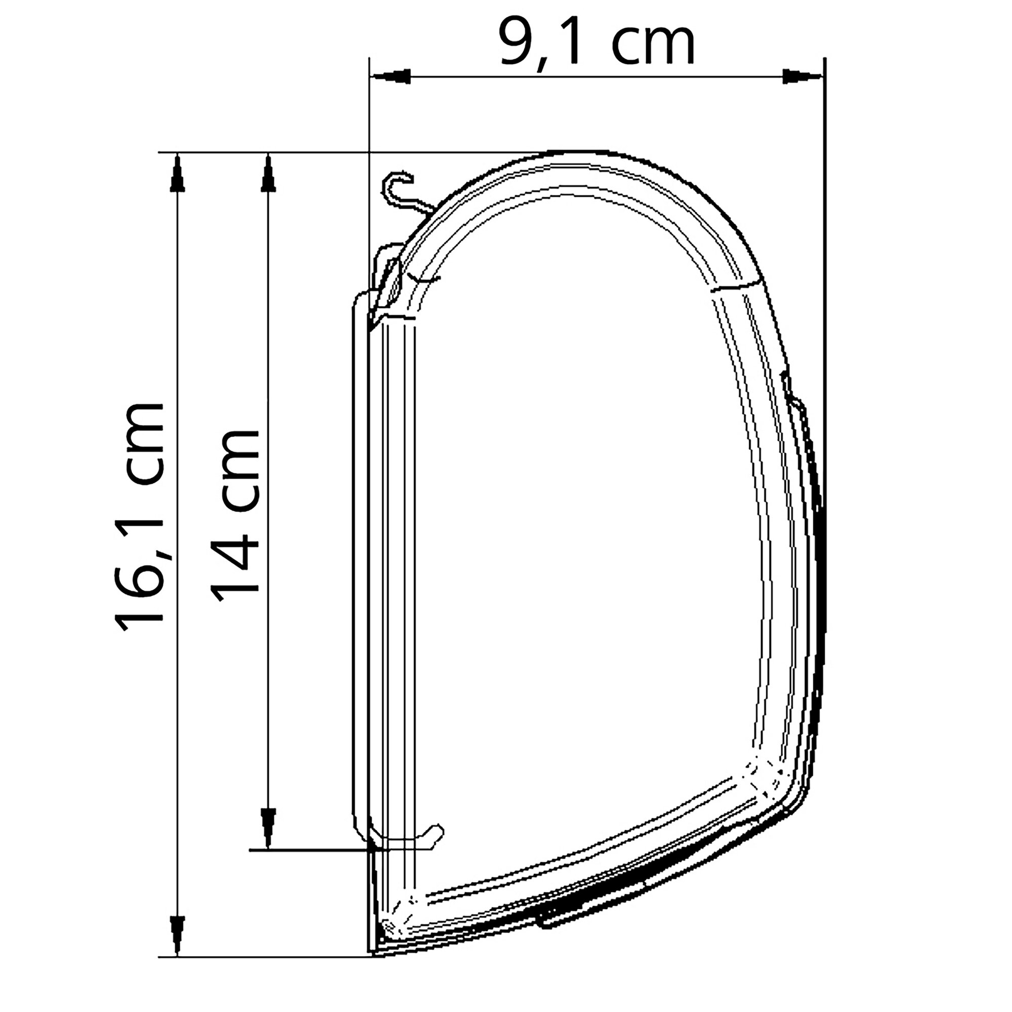 Markise Thule Omnistor 5200, anthrazit, 3,75 m, Mystic Grau
