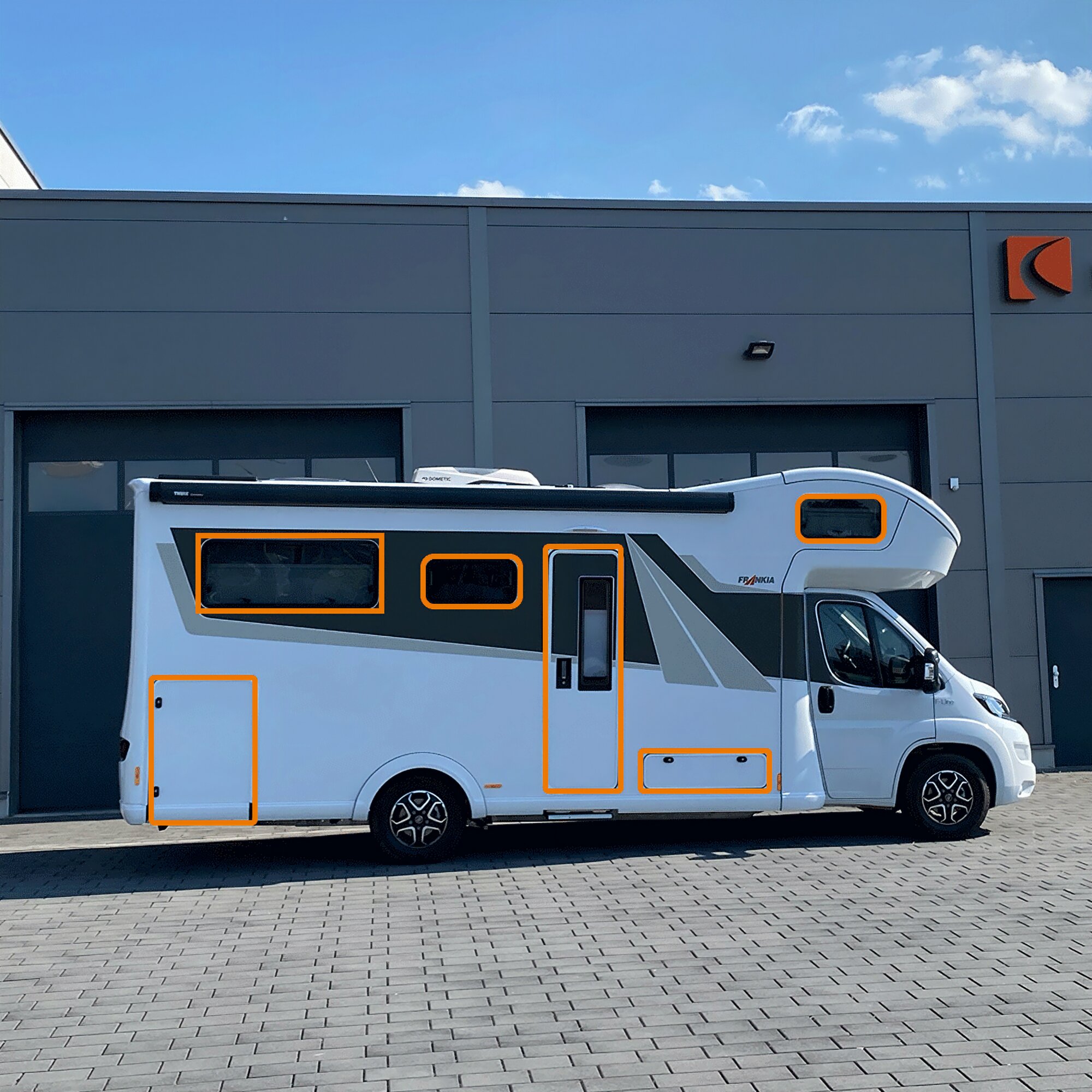 Zusatz-Funksensoren, für Alarmanlage Caratec Secure