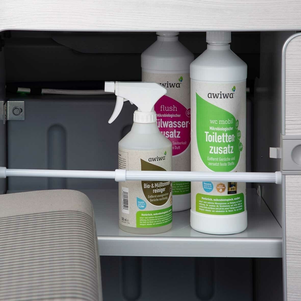 Spannstange Barkeeper, 71 cm, weiß