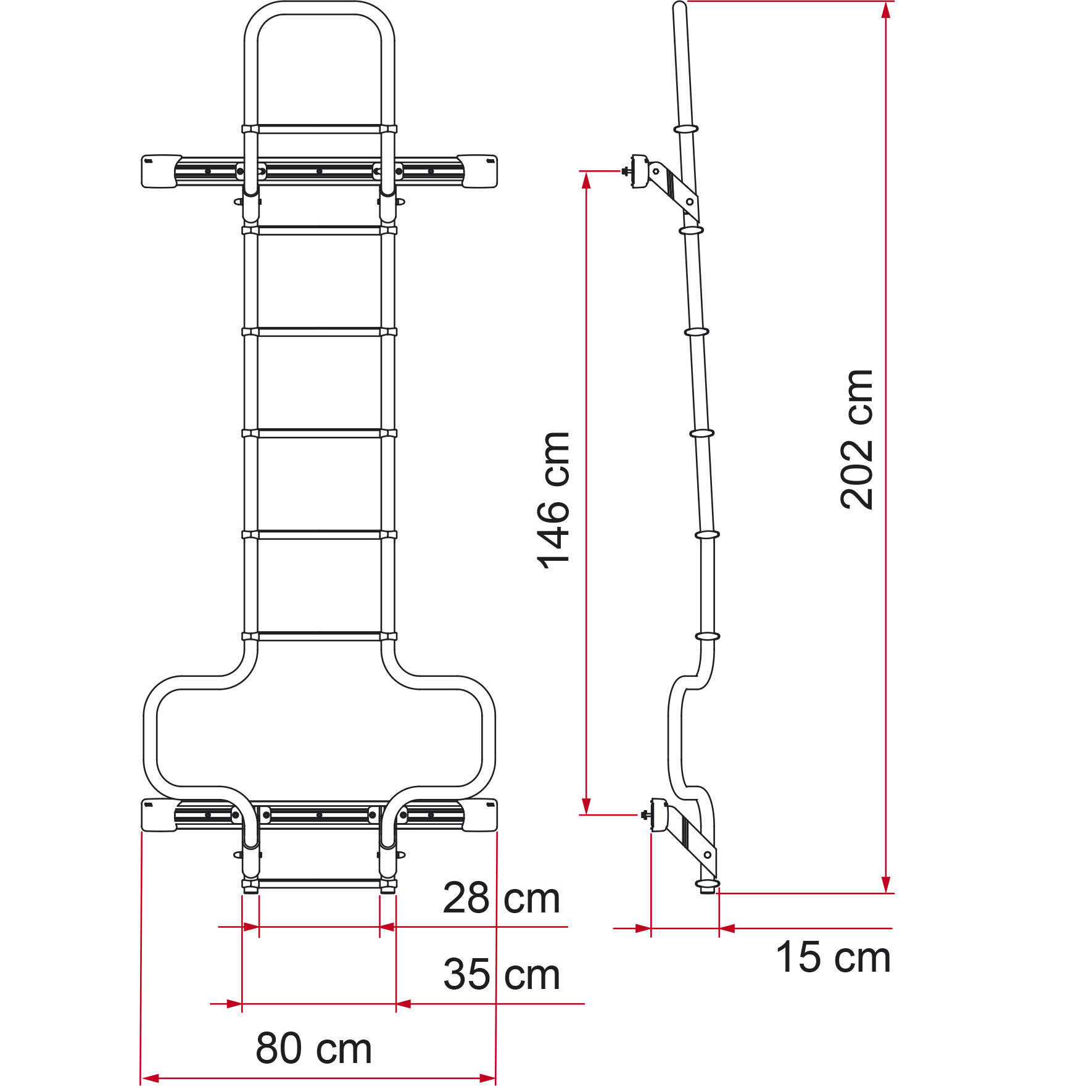 Heckleiter Deluxe DJ Ducato H3