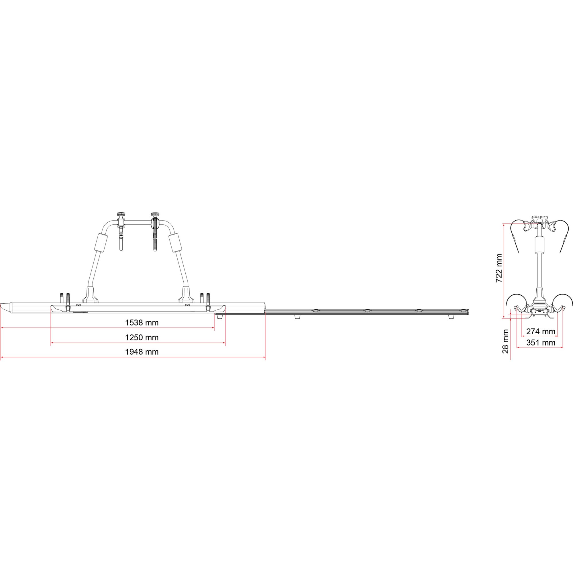 Fahrradträger Carry-Bike Garage Slide Deluxe