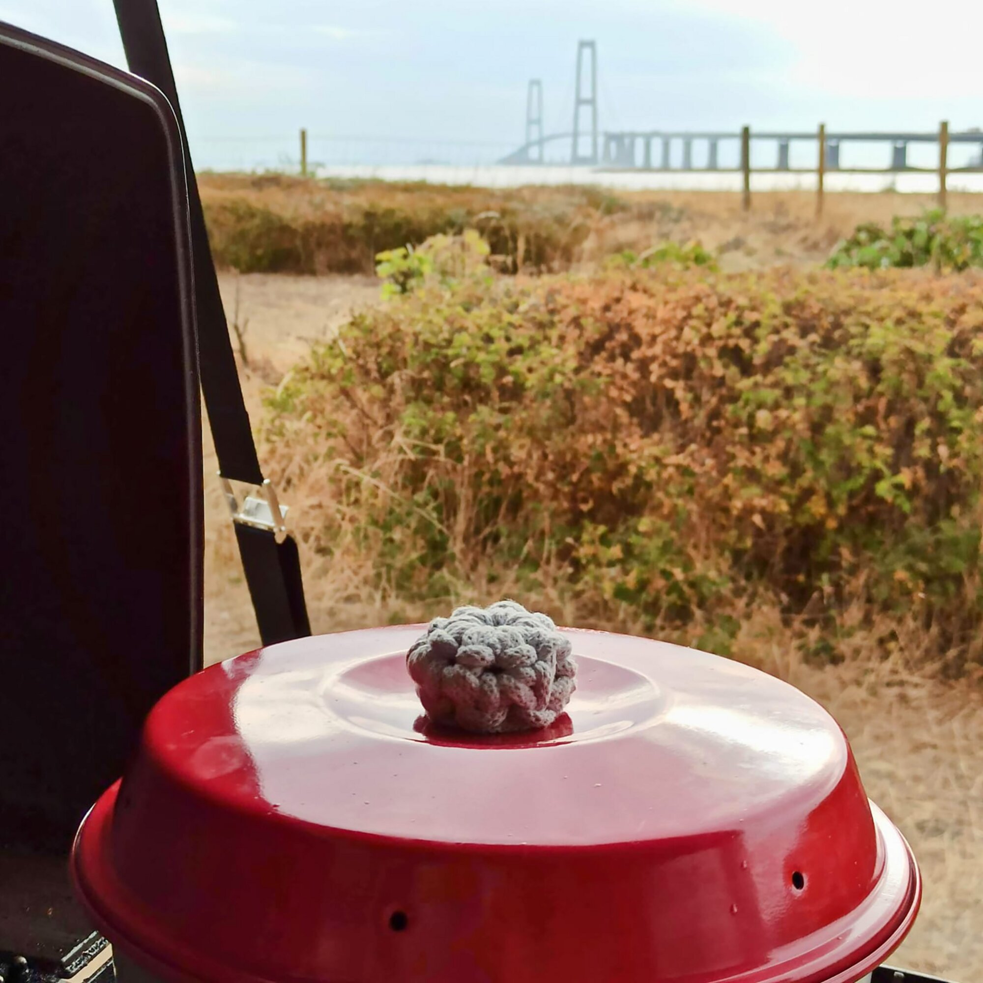 Schutz für Omnia/RoadBaker Backofengriff, grau