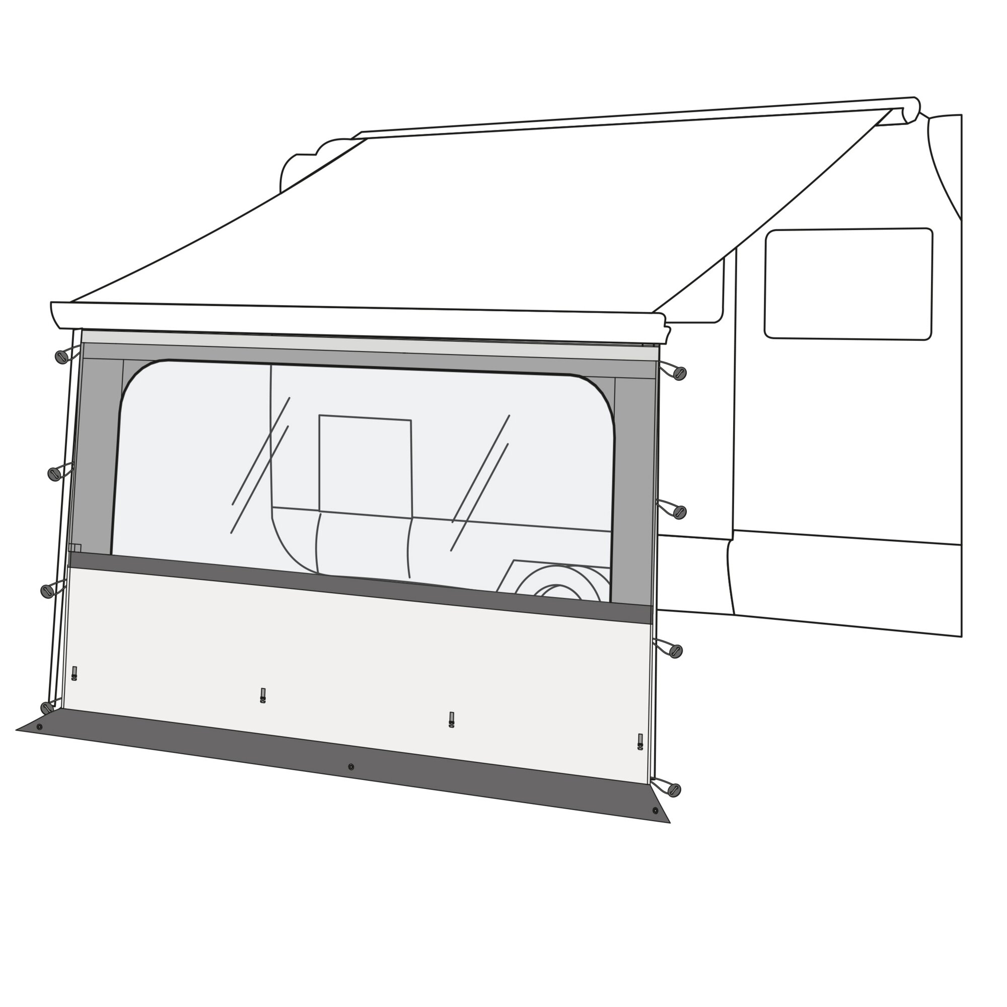 Vorderwand Blocker Pro, 350