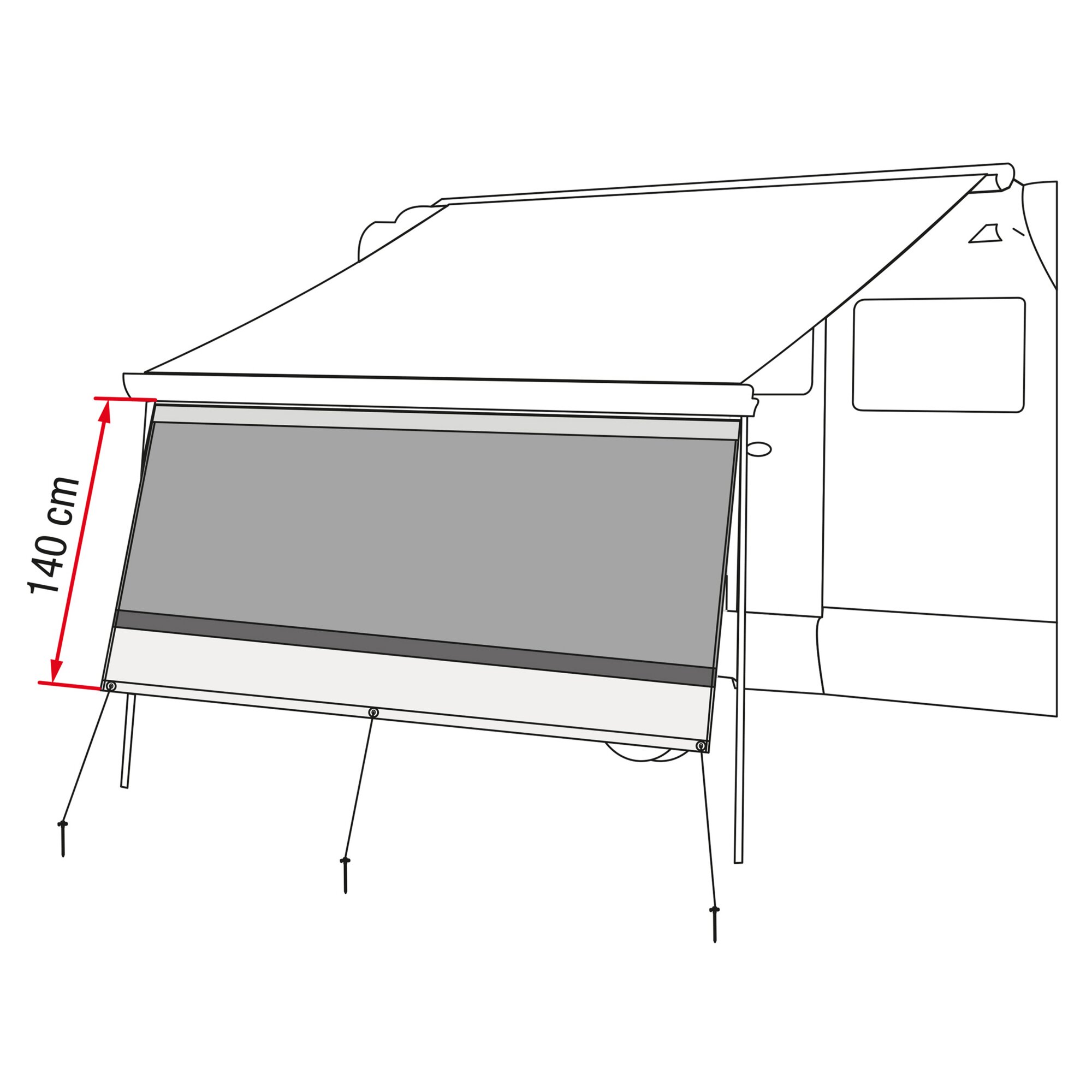 Vorderwand Blocker, 450
