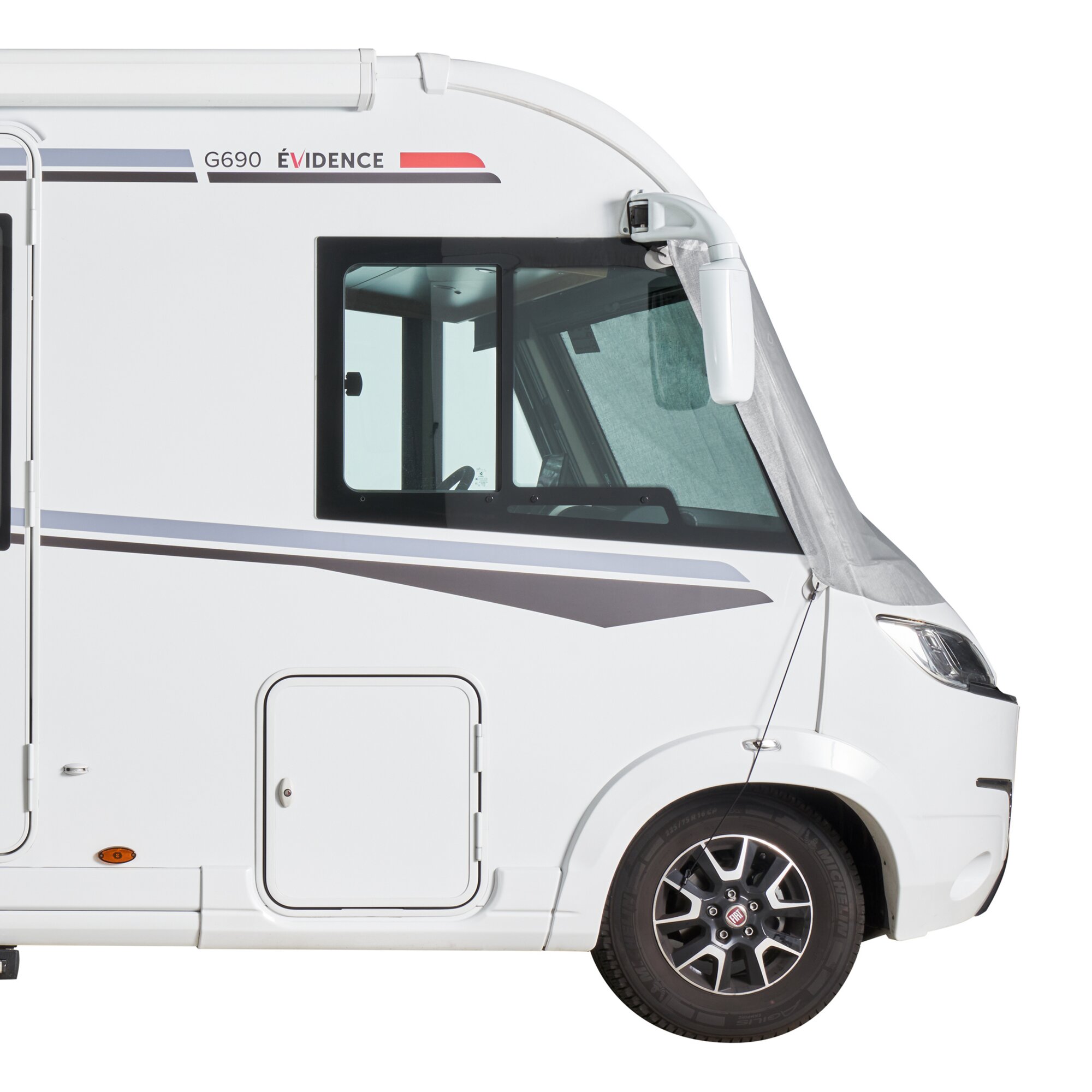 Sonnenschutzmatte Screen für integrierte Reisemobile, 267 cm