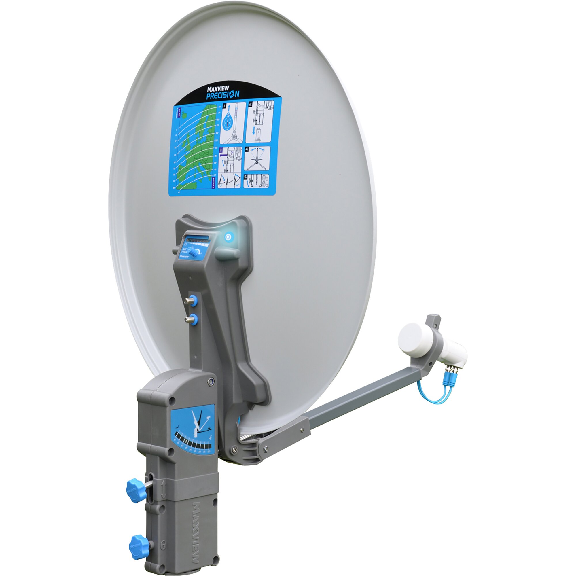 Sat-Anlage Precision-I.D Sat-Kit, Single, 55 cm