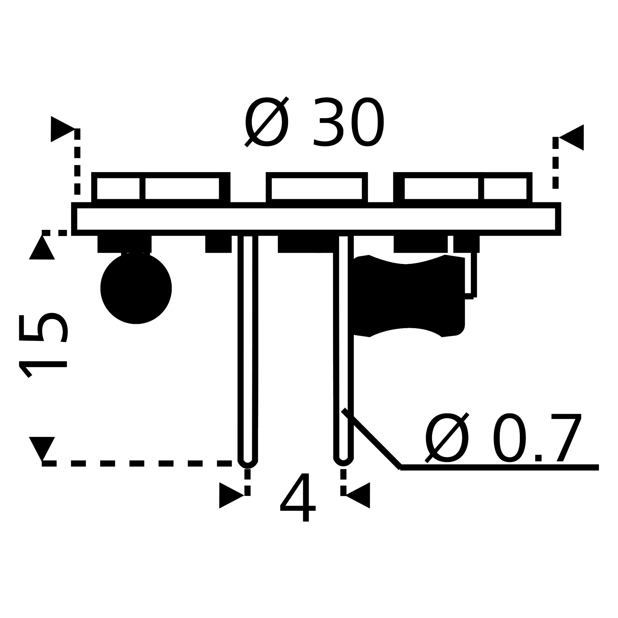 LED-Leuchtmittel GZ4