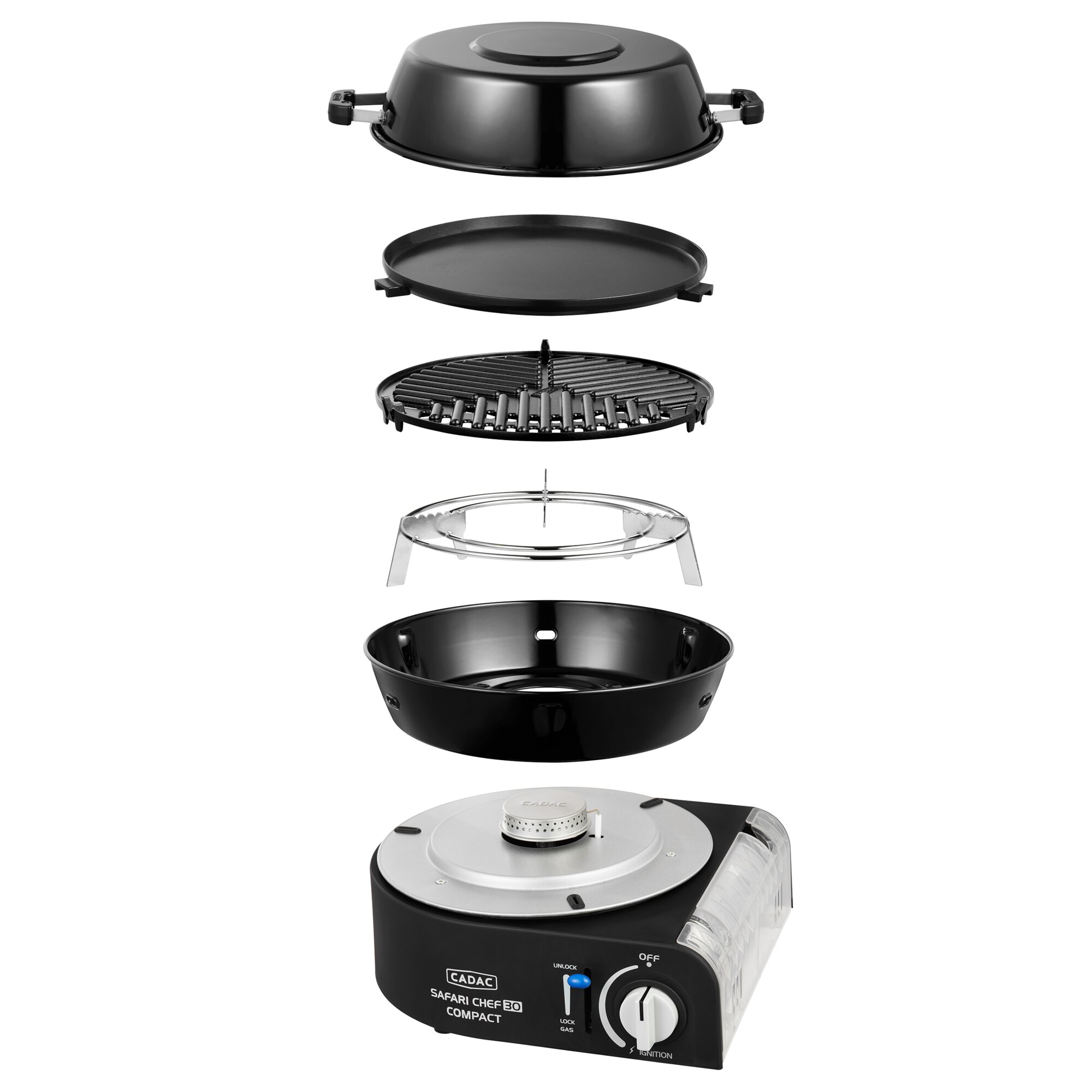 Gasgrill Safari Chef 30 Compact Kartusche