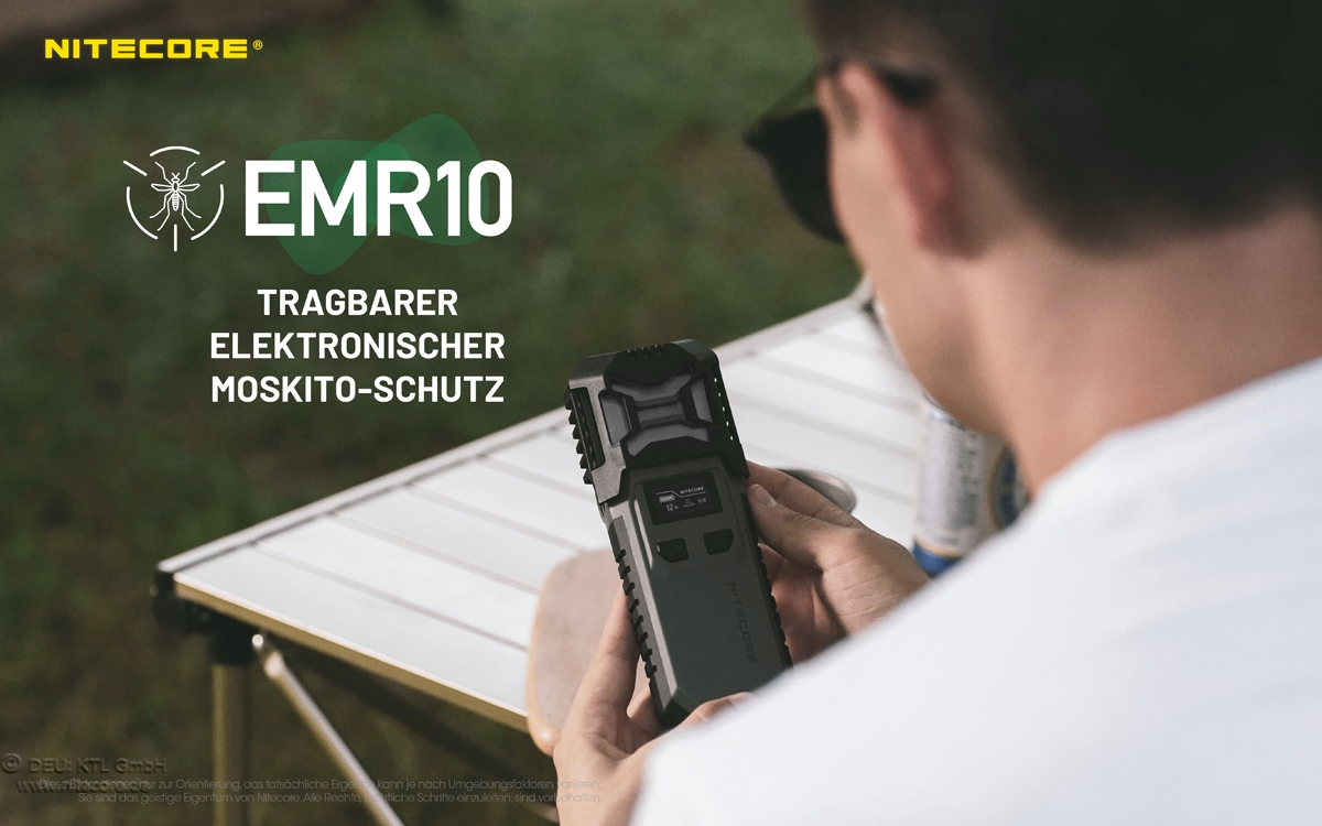 Nitecore EMR10 - Mückenabwehr inkl. Powerbank