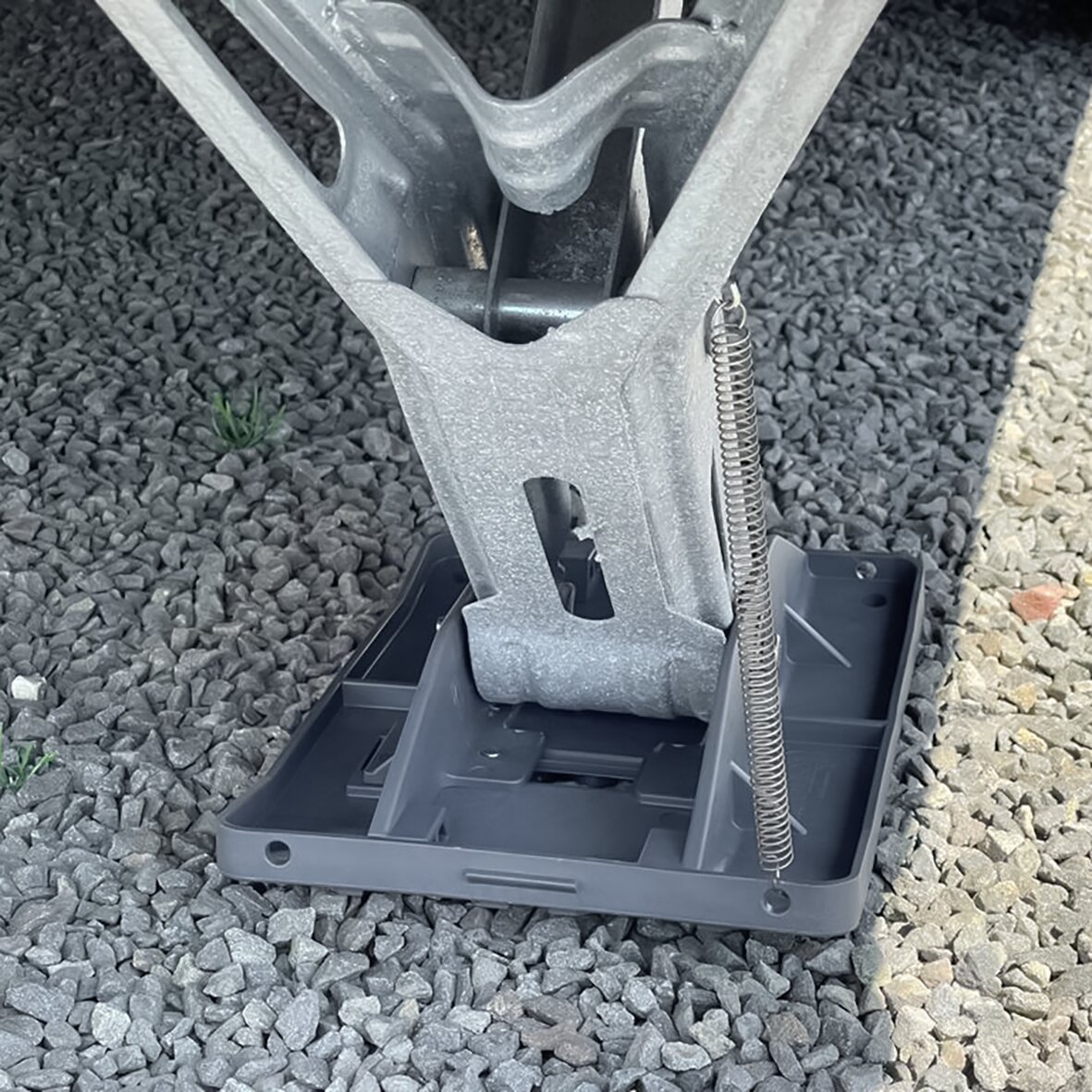 Abstützfuß Stützplatten 4er-Set