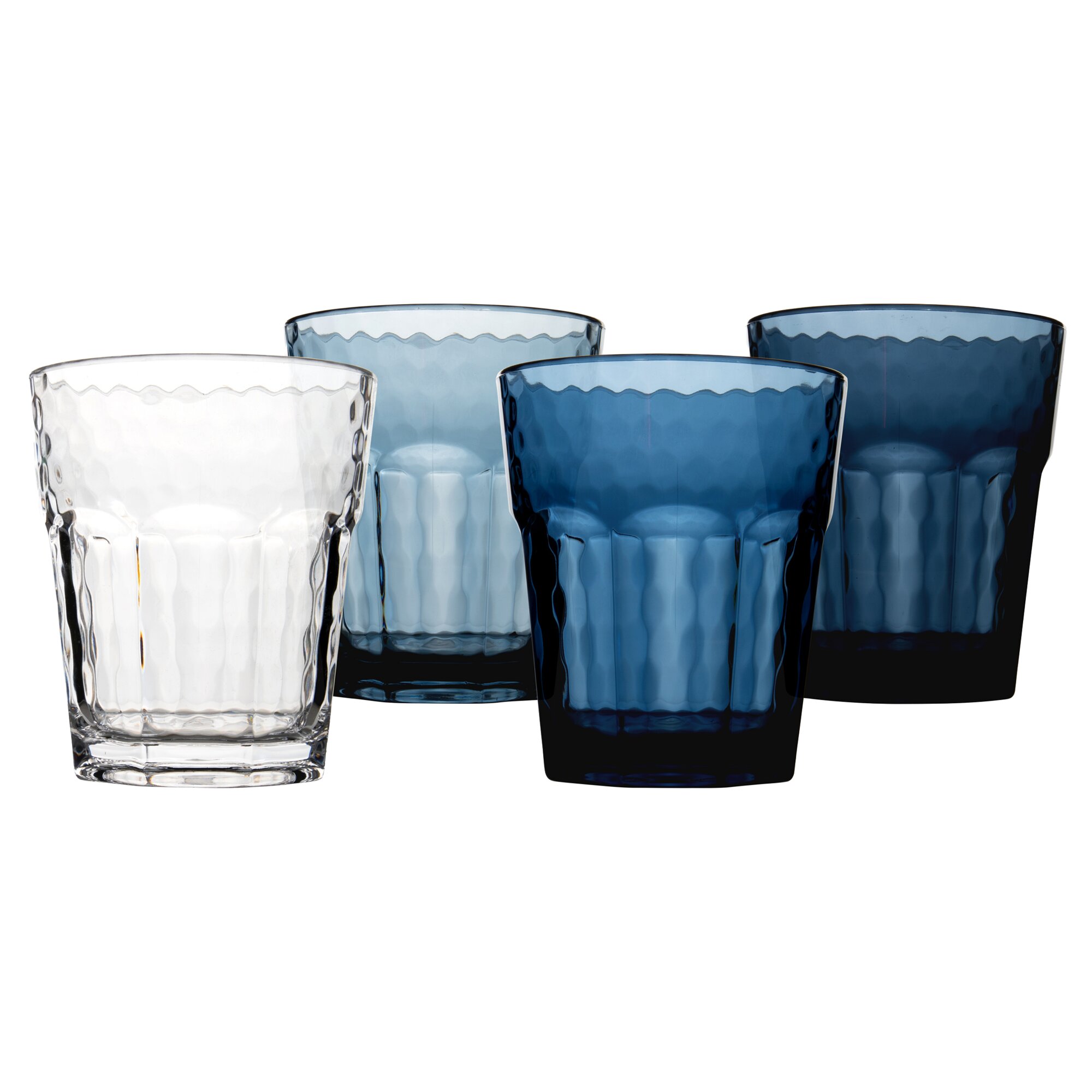 Trinkglas Mix & Match, 200 ml, 4-teilig, blau