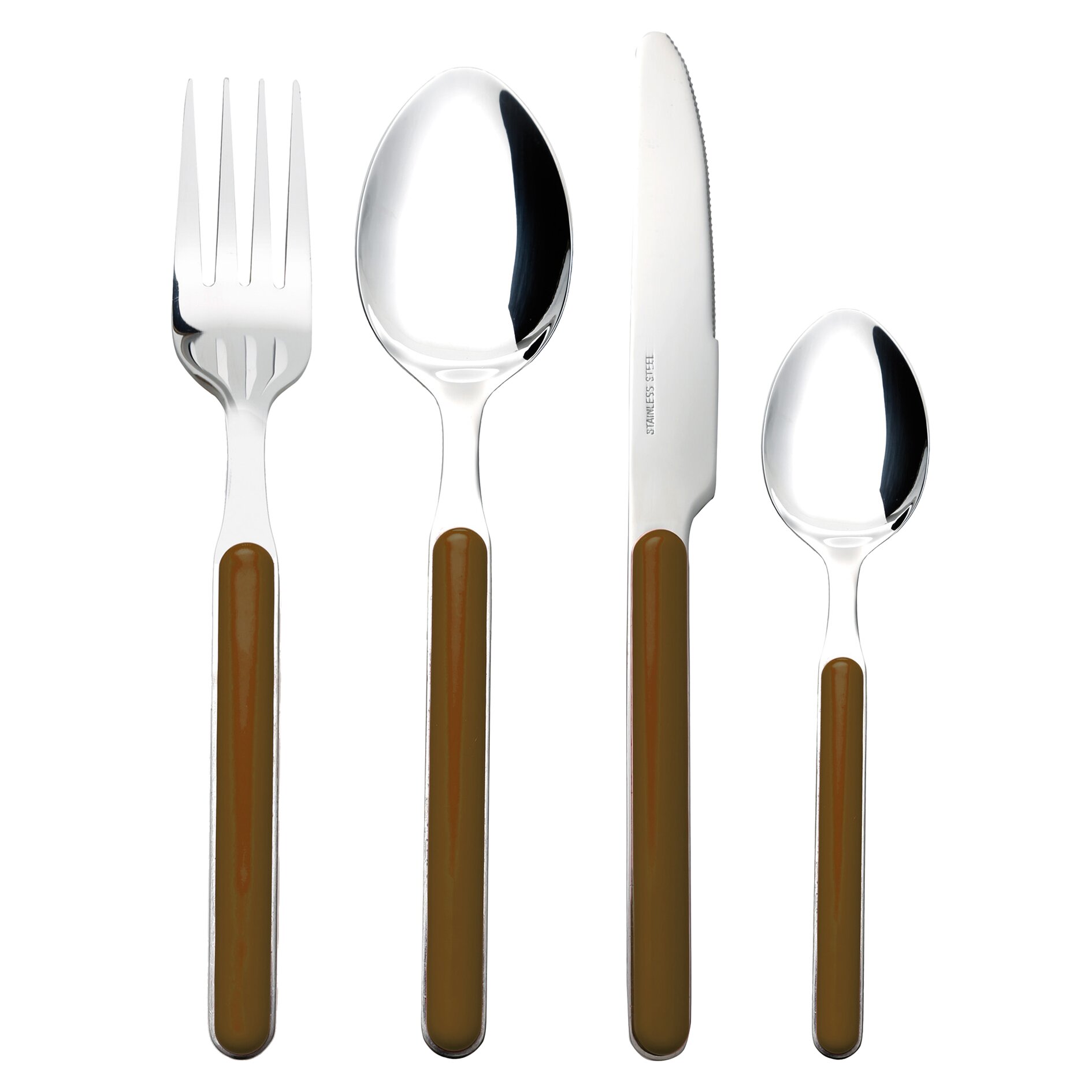 Besteckset Delice, braun