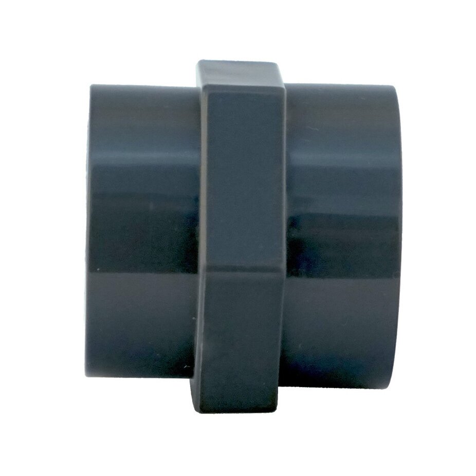 Rohrverbinder GrauGELB gerade IG 1¼" DN40