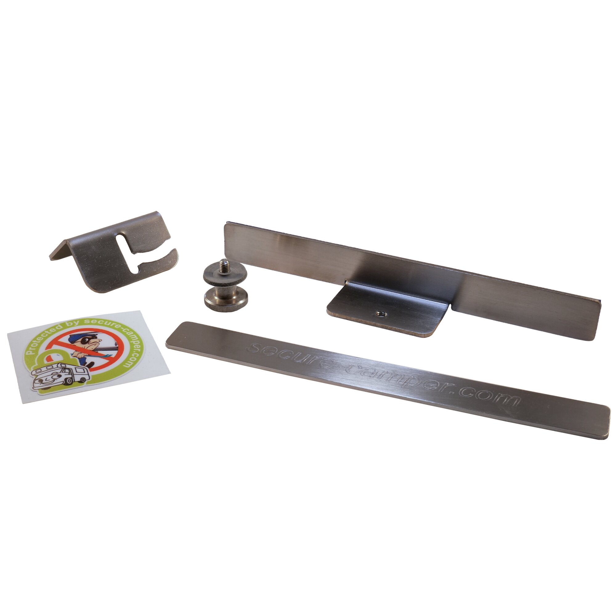 Einbruchschutz für Fenster für Aero Rahmen, silber, M