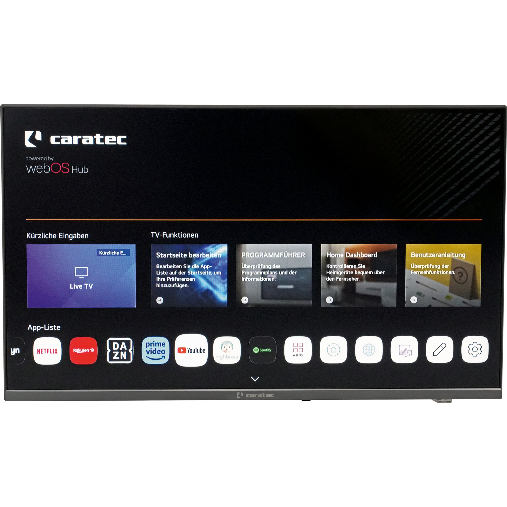 TFT-LED-Flachfernsehgerät mit webOS Caratec Vision Smart-TV