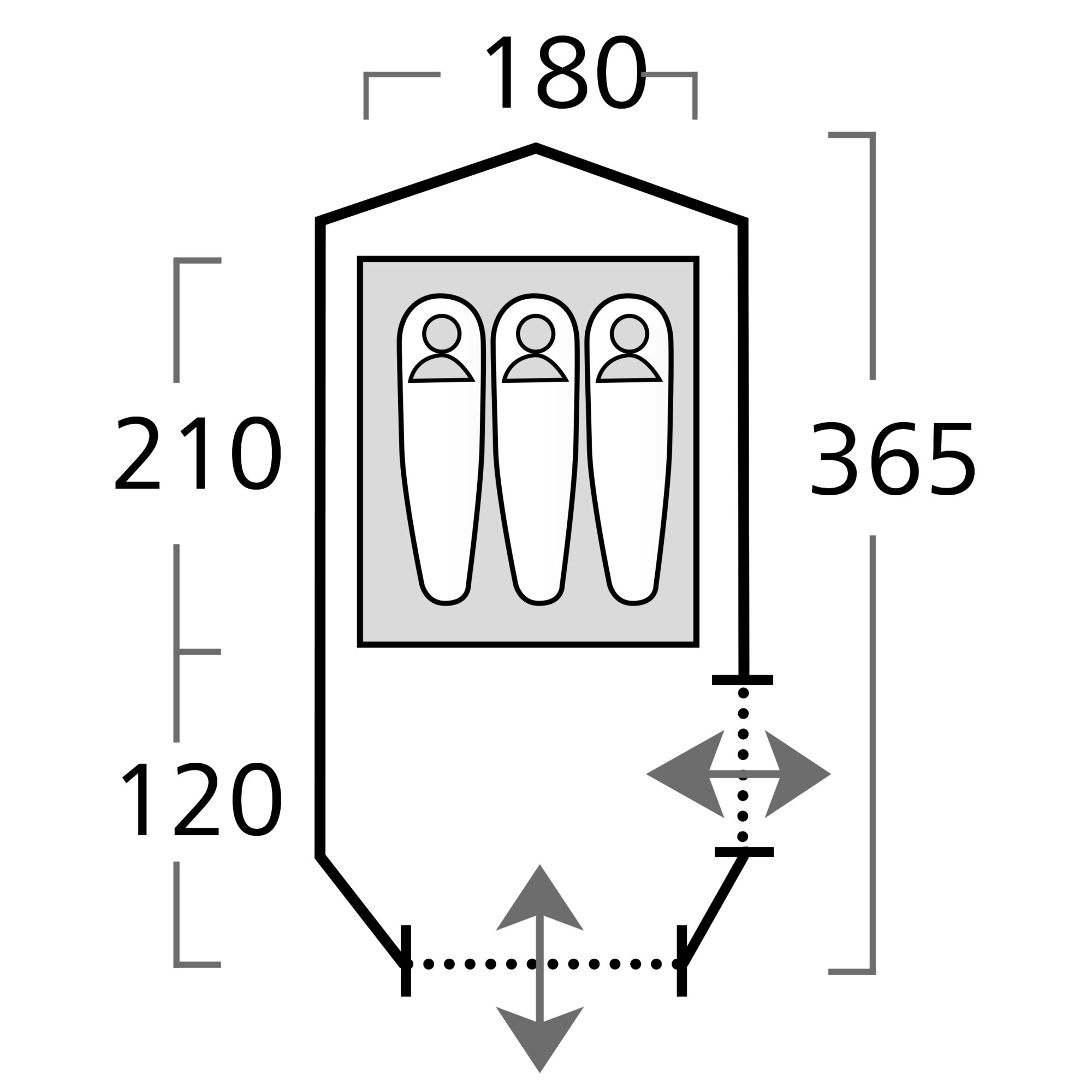 Kuppelzelt Kira 3.1 Kuppelzelt Kira 3.1