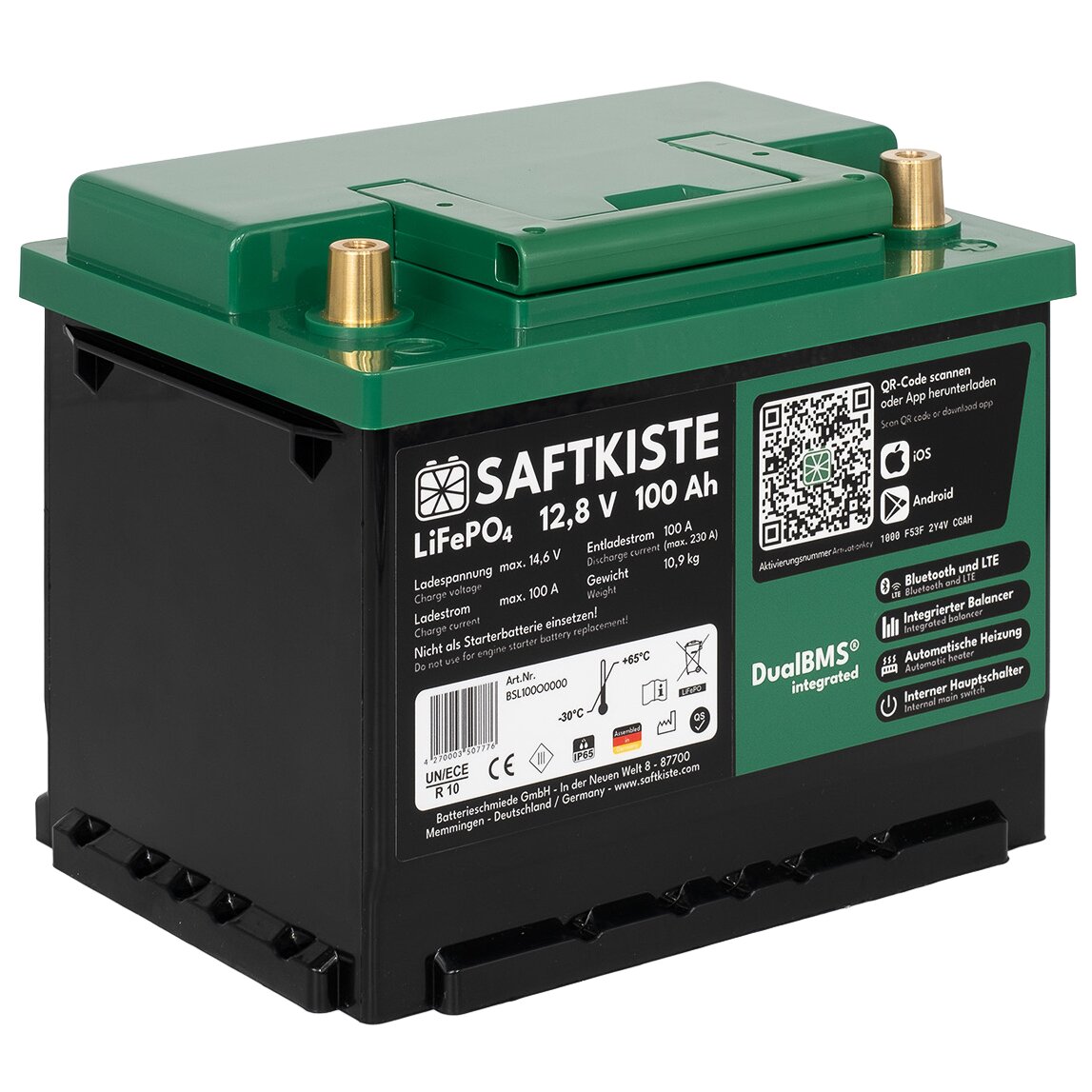 Lithium Batterie LiFePO₄ 100 Ah