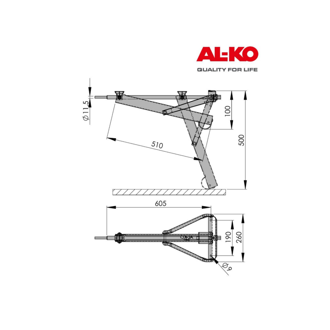 AL-KO Steckstützen