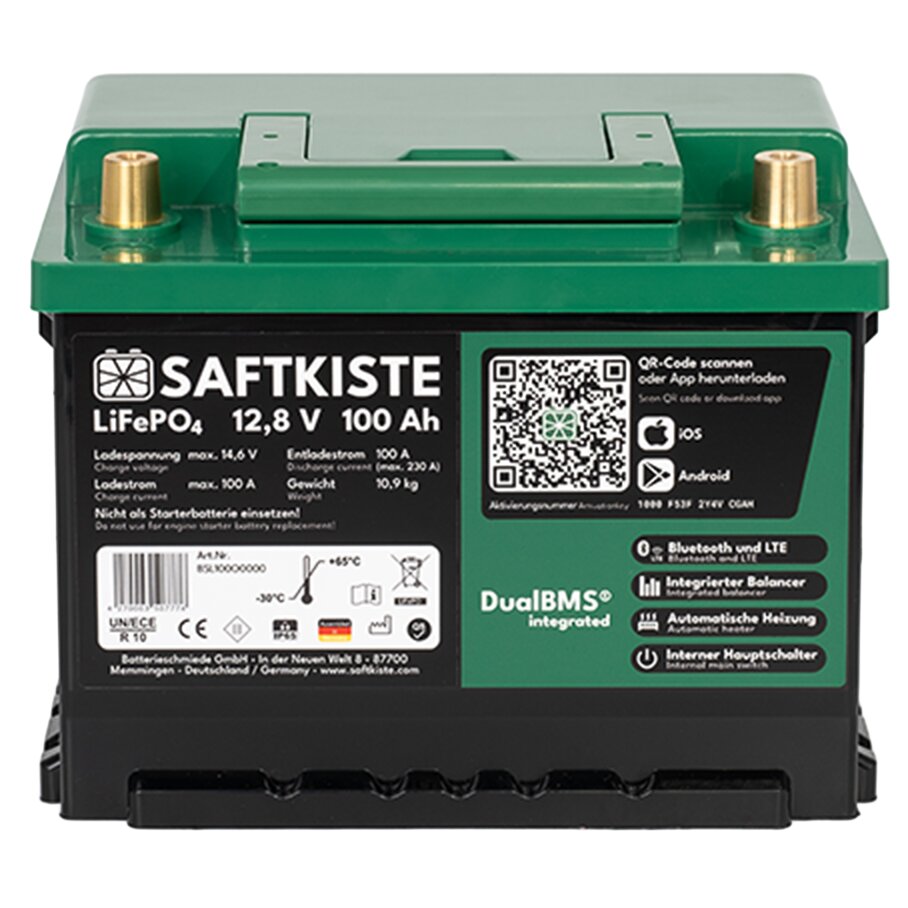 Lithium Batterie LiFePO₄ 100 Ah